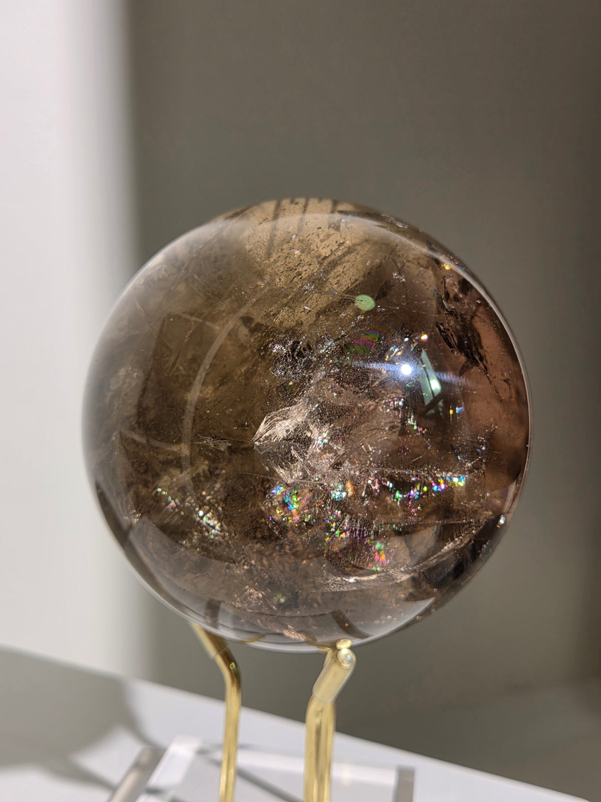 Smoky Quartz Sphere 009