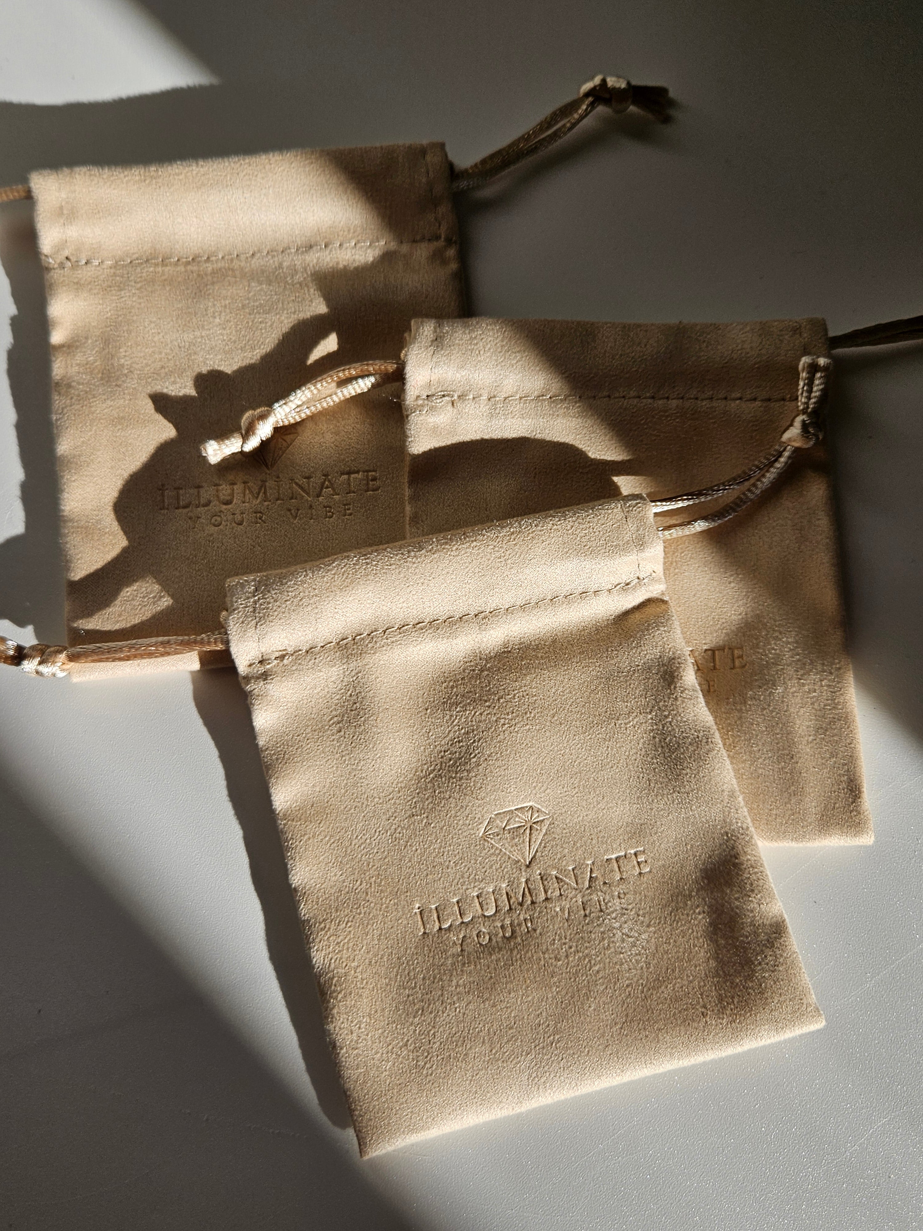 Champagne Drawstring Pouch