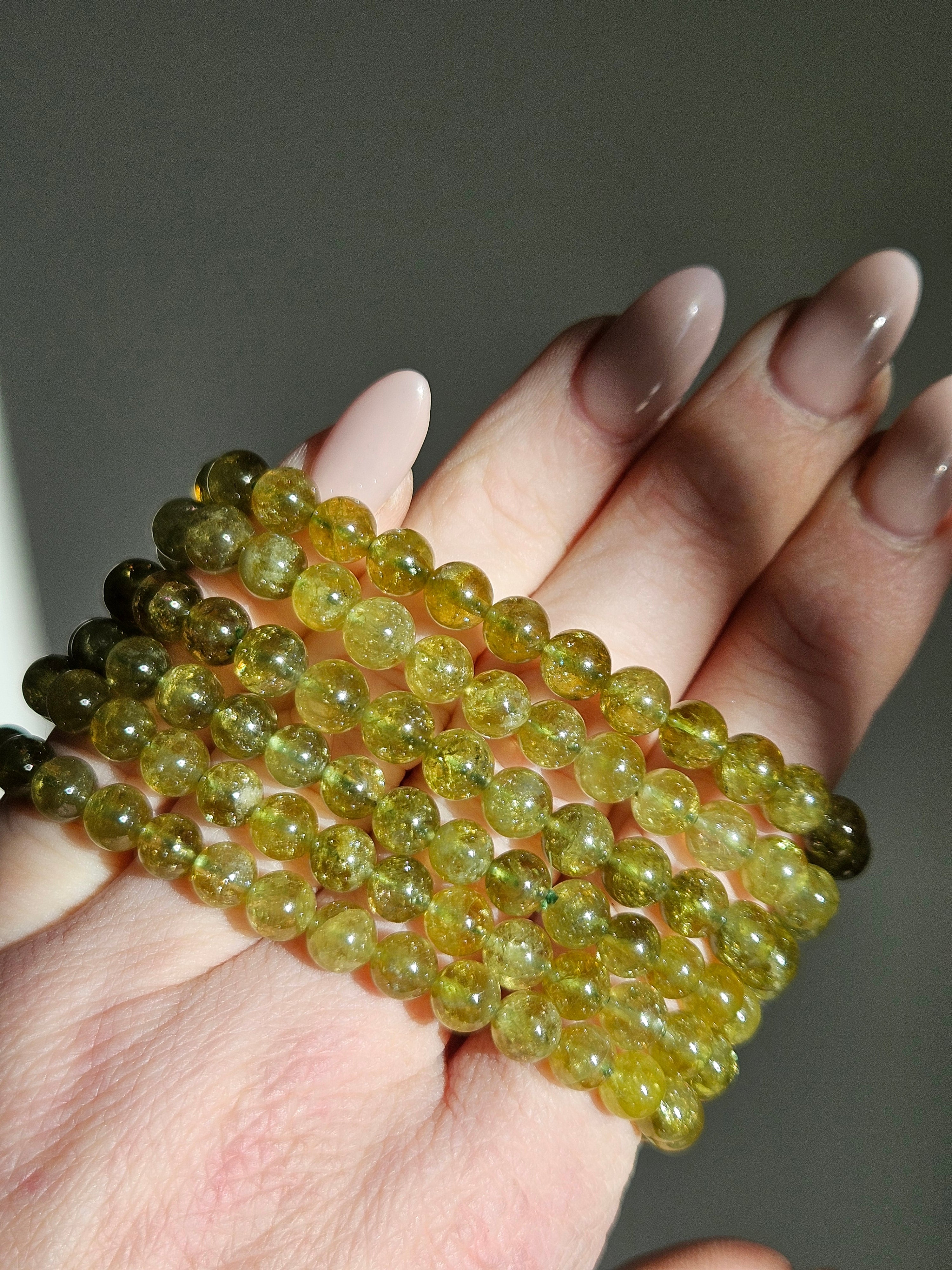 Tsavorite Garnet bracelet | 6mm