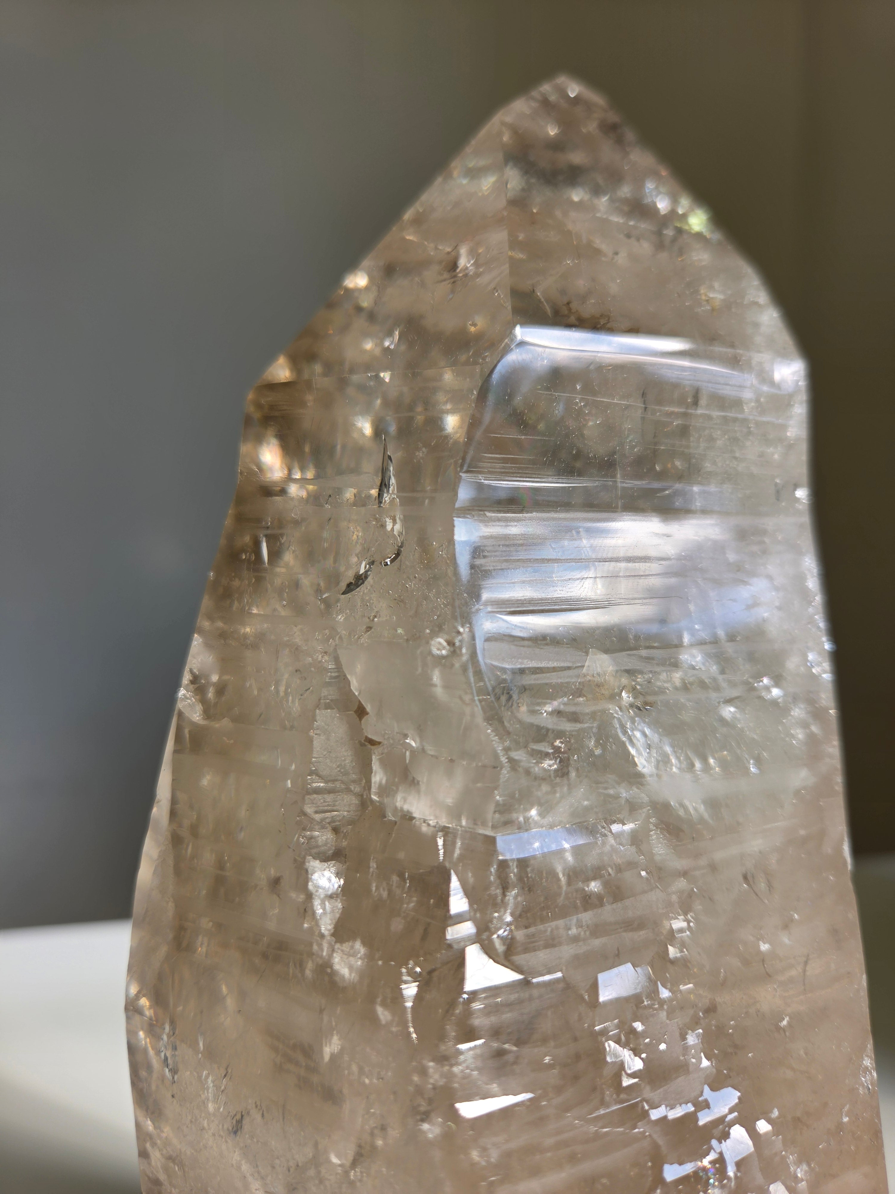 Smoky Quartz on Custom Stand