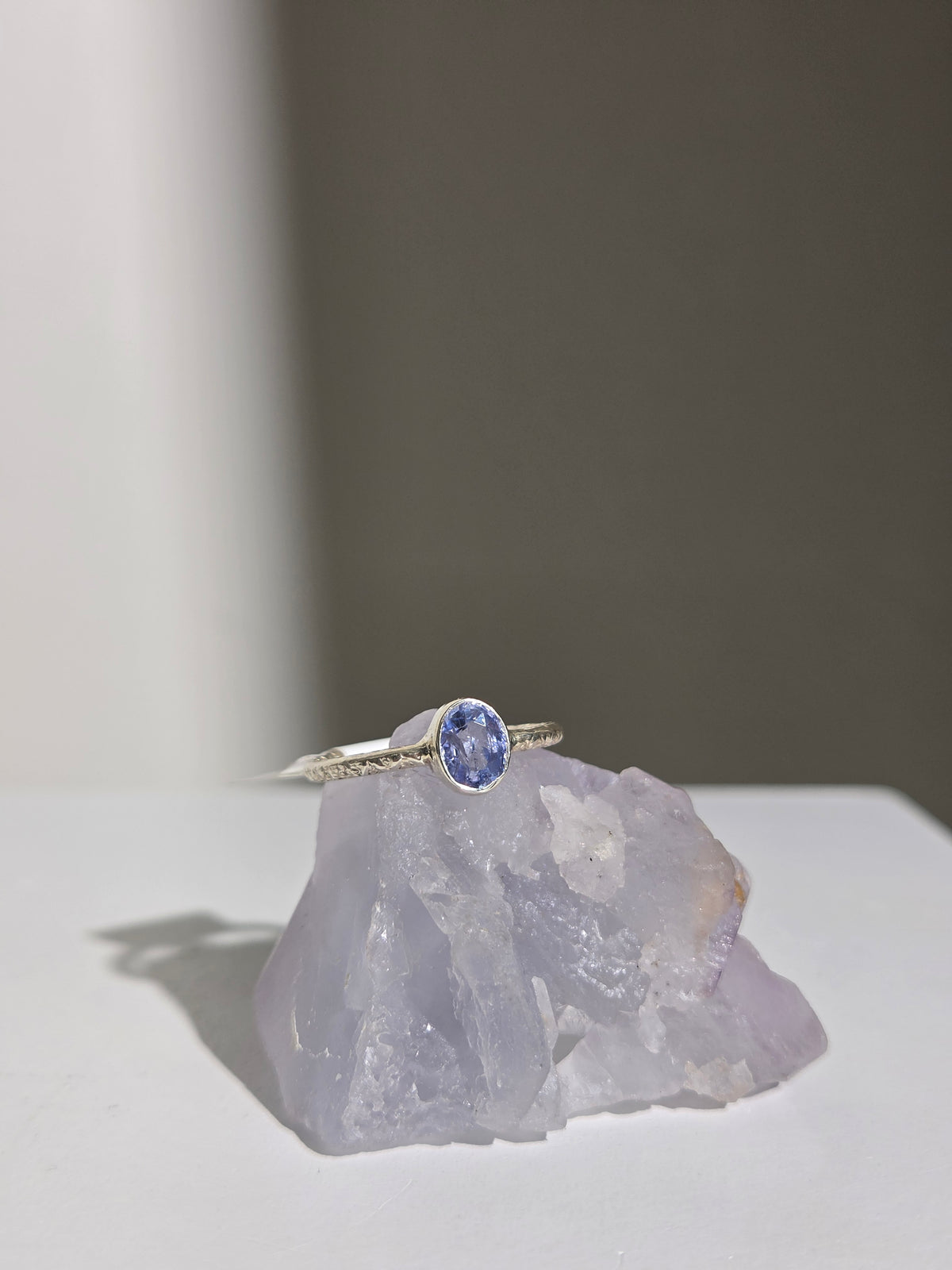 Size 7 | Sapphire Ring | silver