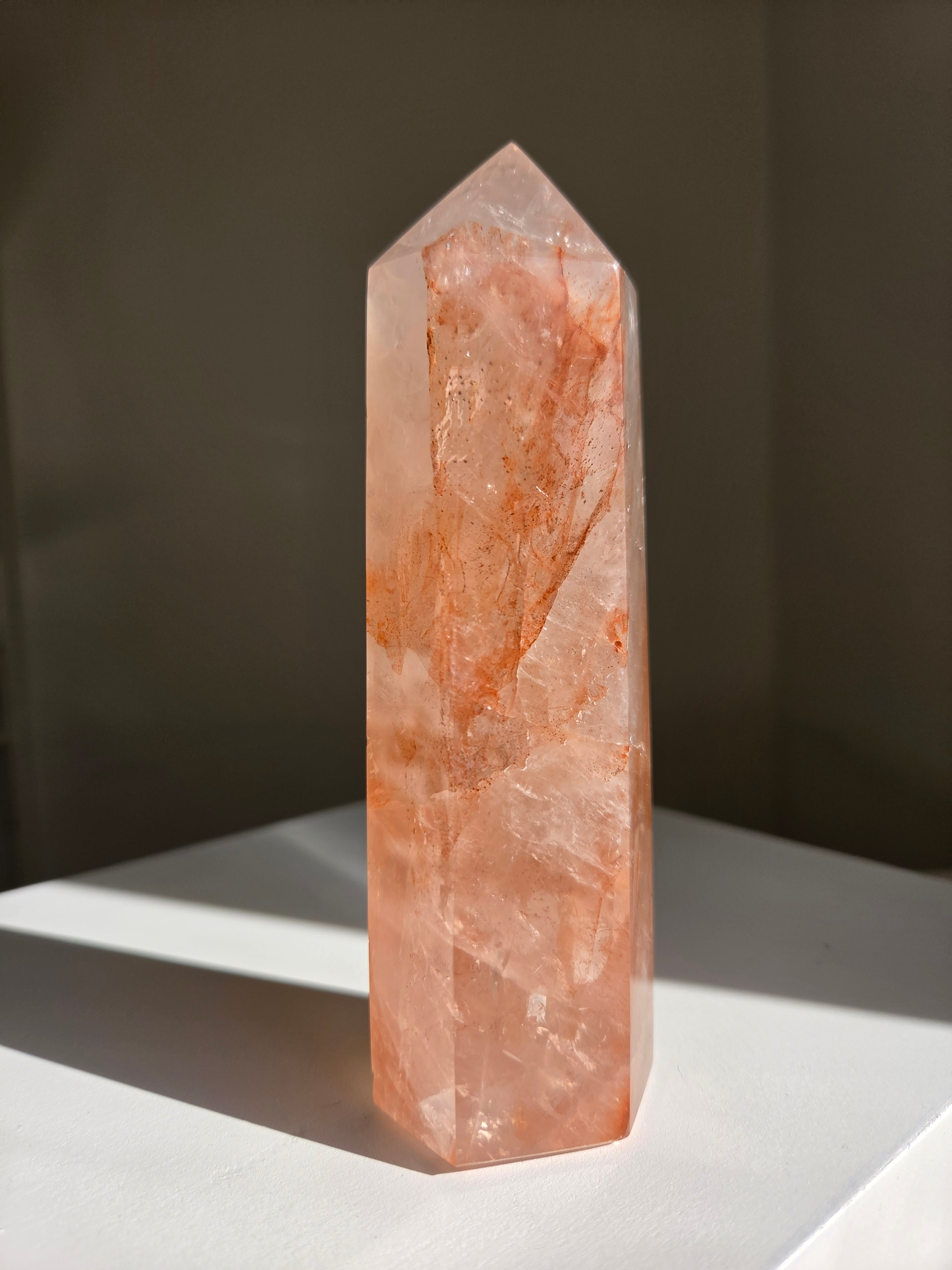 Hematoid Quartz Tower 003