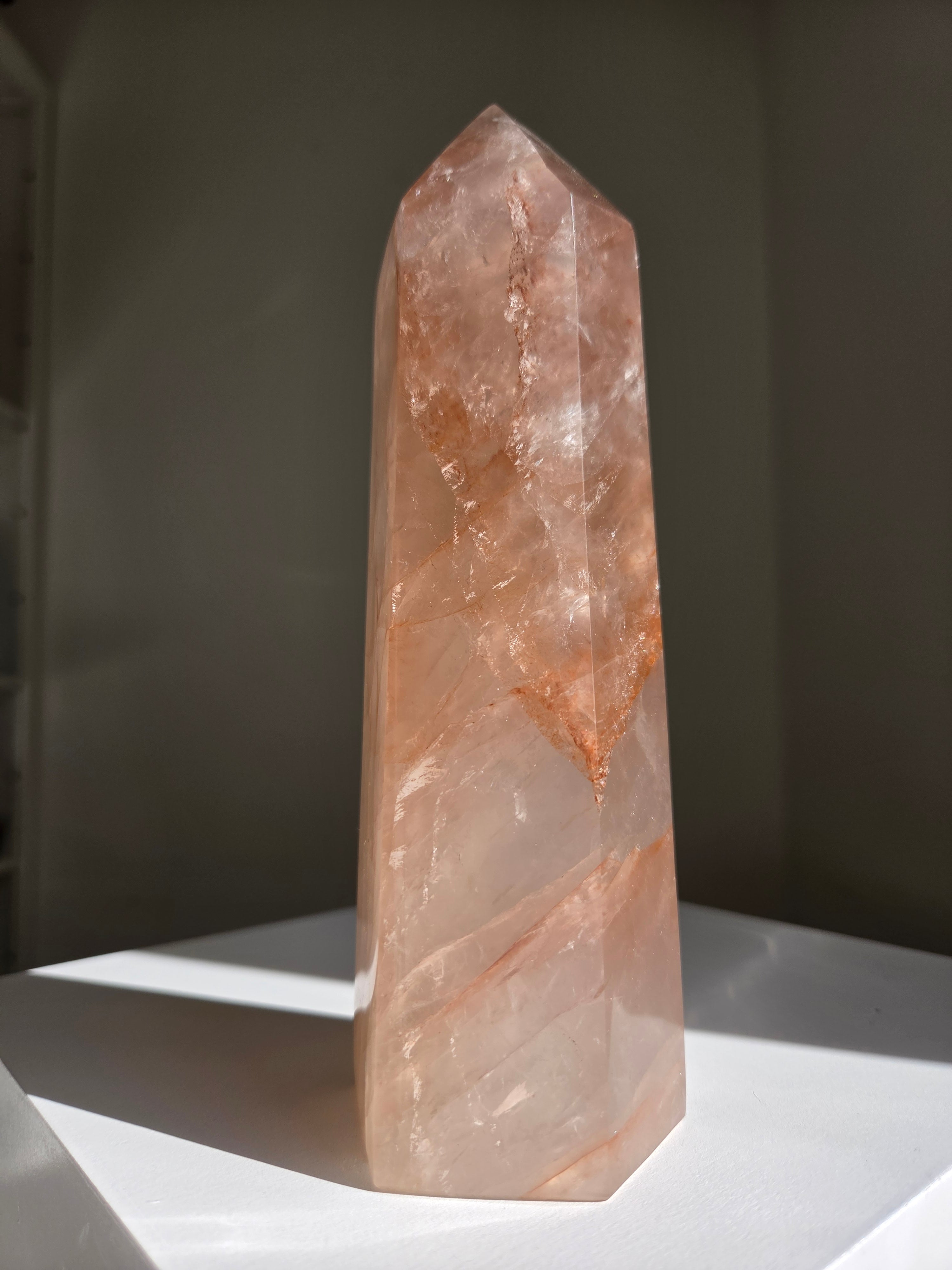 Hematoid Quartz Tower 004