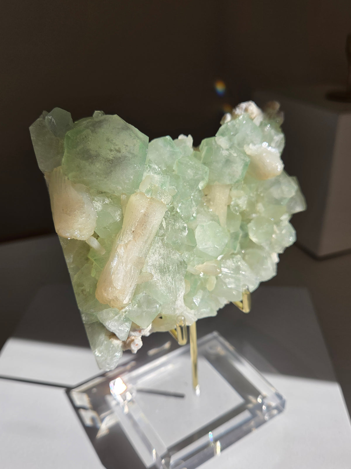 Minty Green Apophyllite 003