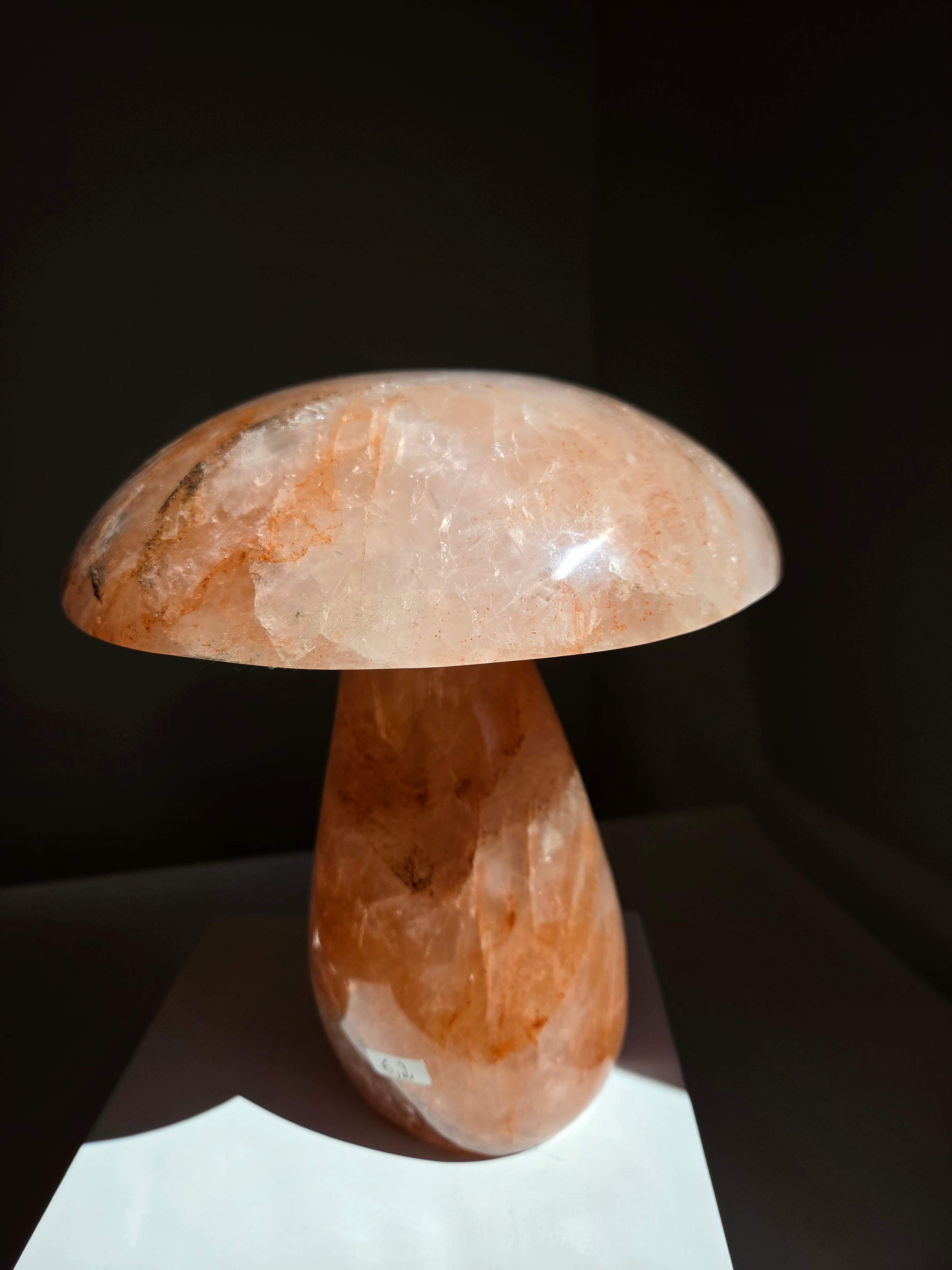 Hematite Quartz Statement Mushie