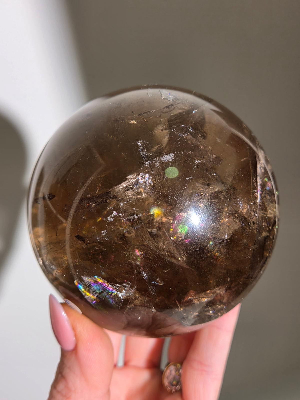 Smoky Quartz Sphere 009