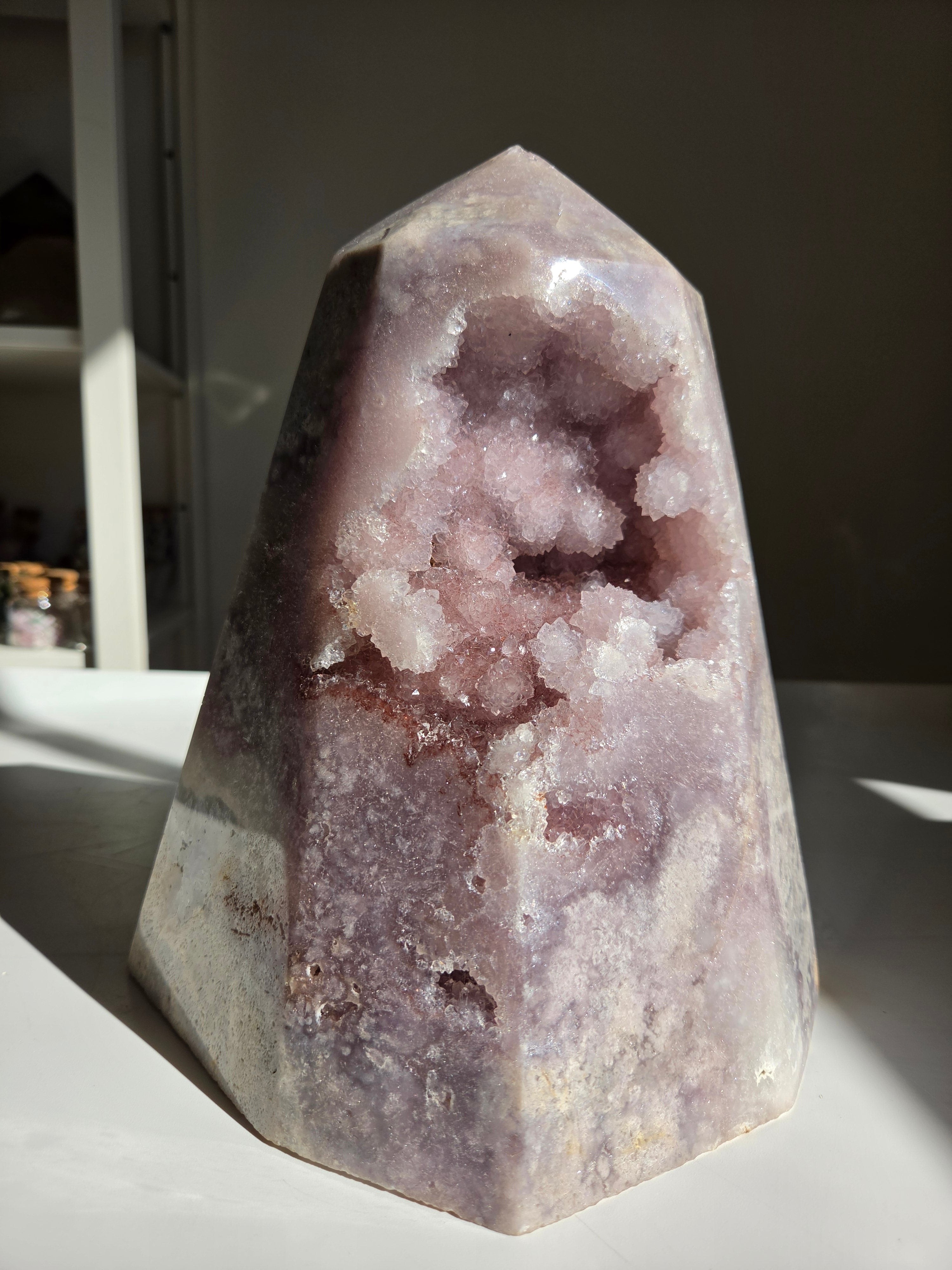 Pink Amethyst Statement Tower