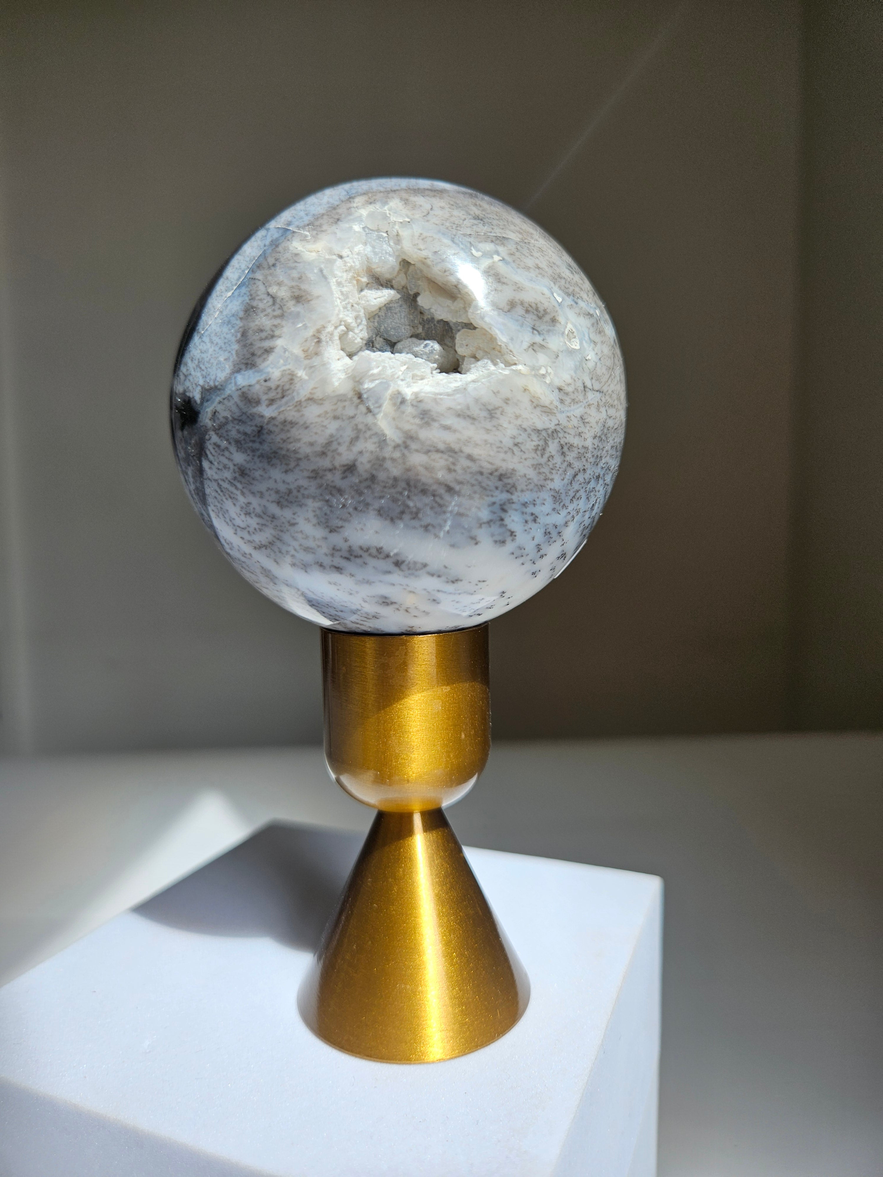 Dendritic Opal Sphere 002