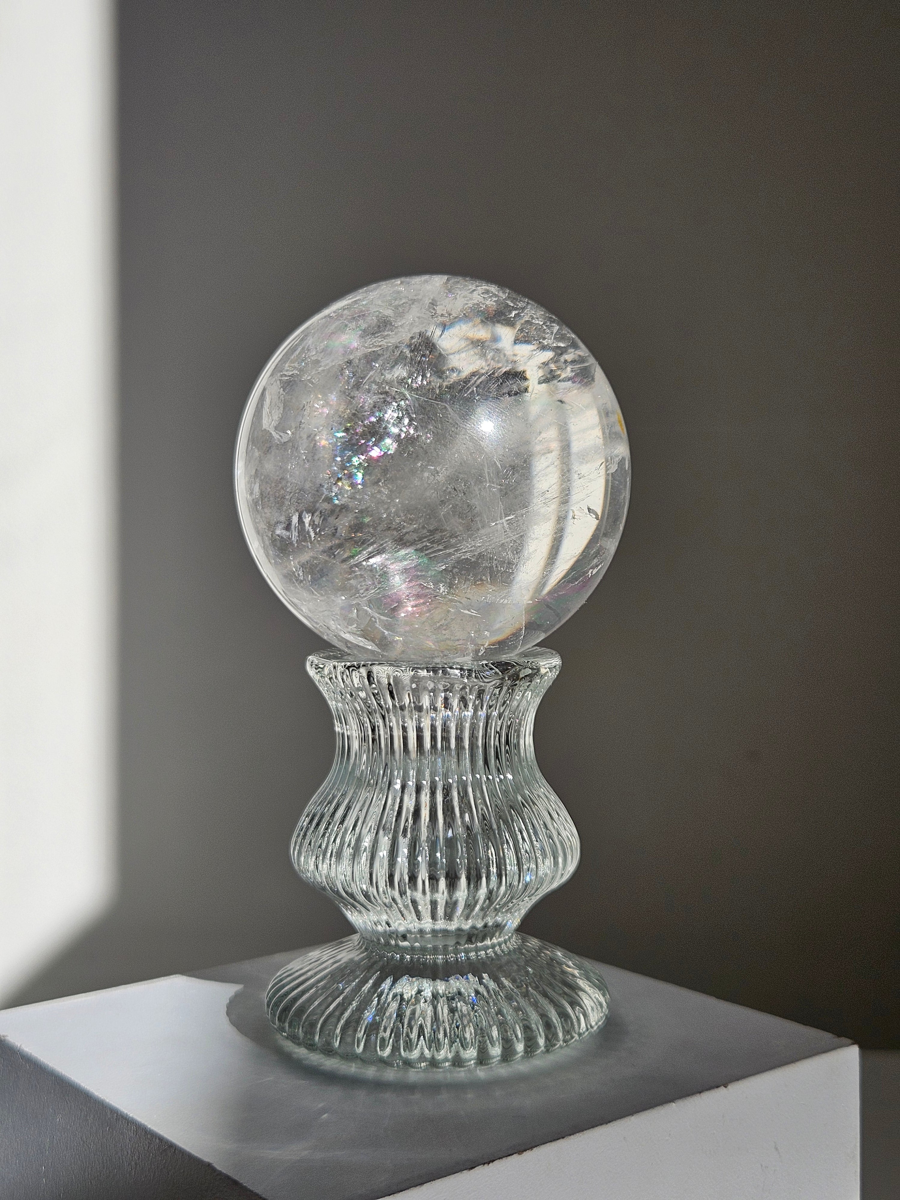 Lemurian Quartz Sphere 003