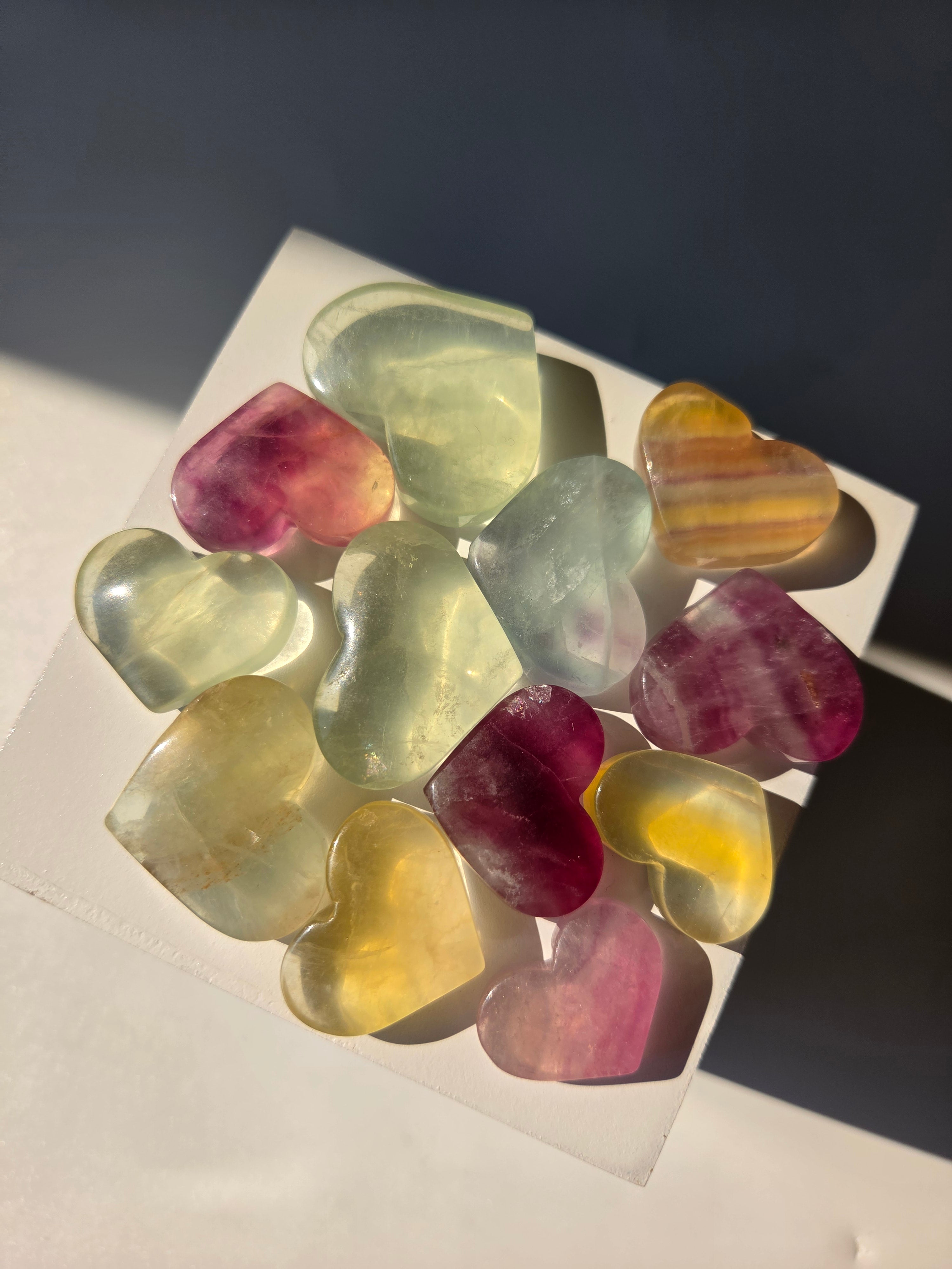 Fluorite Heart Set