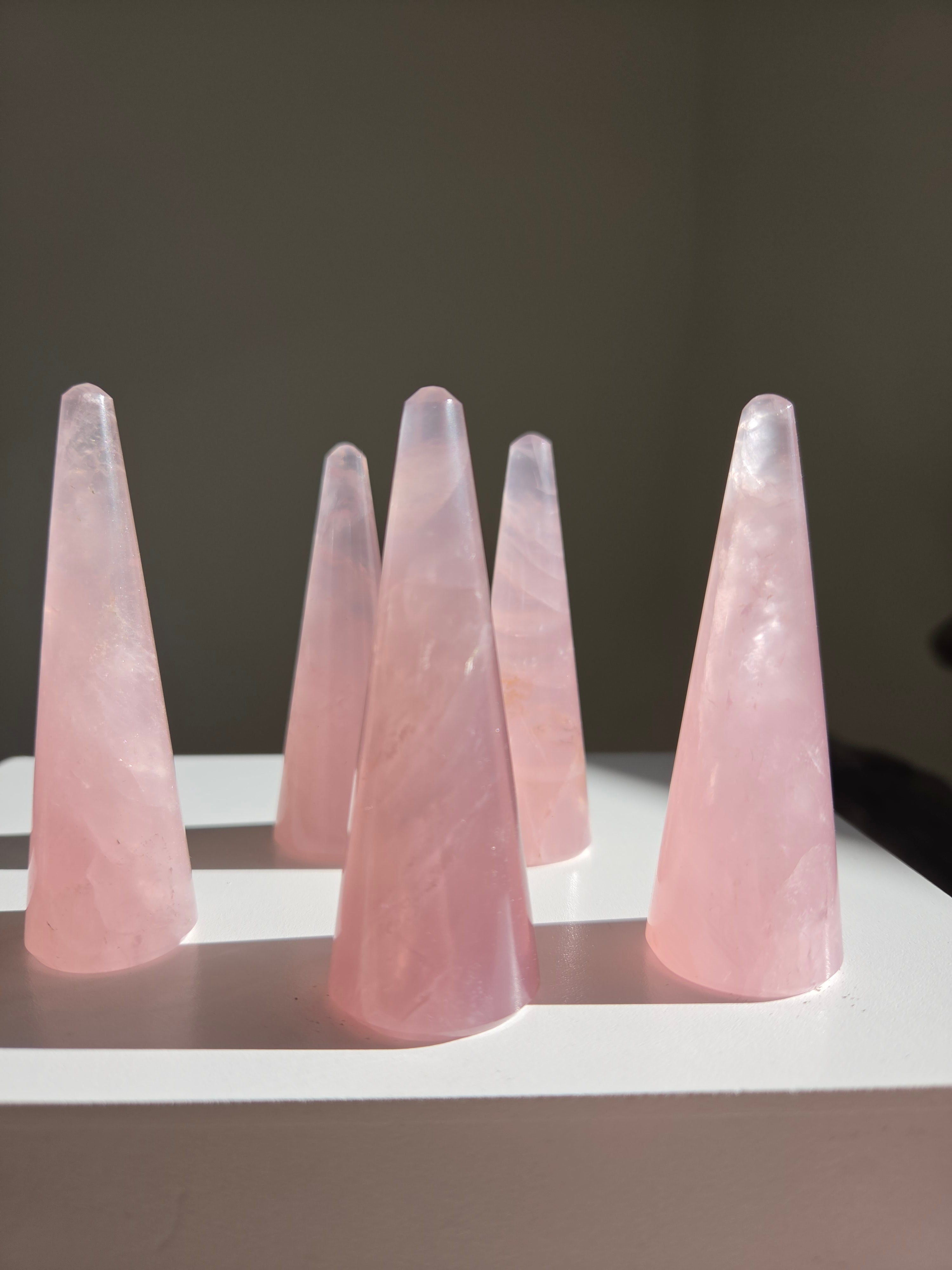 Rose Quartz Ring Holder