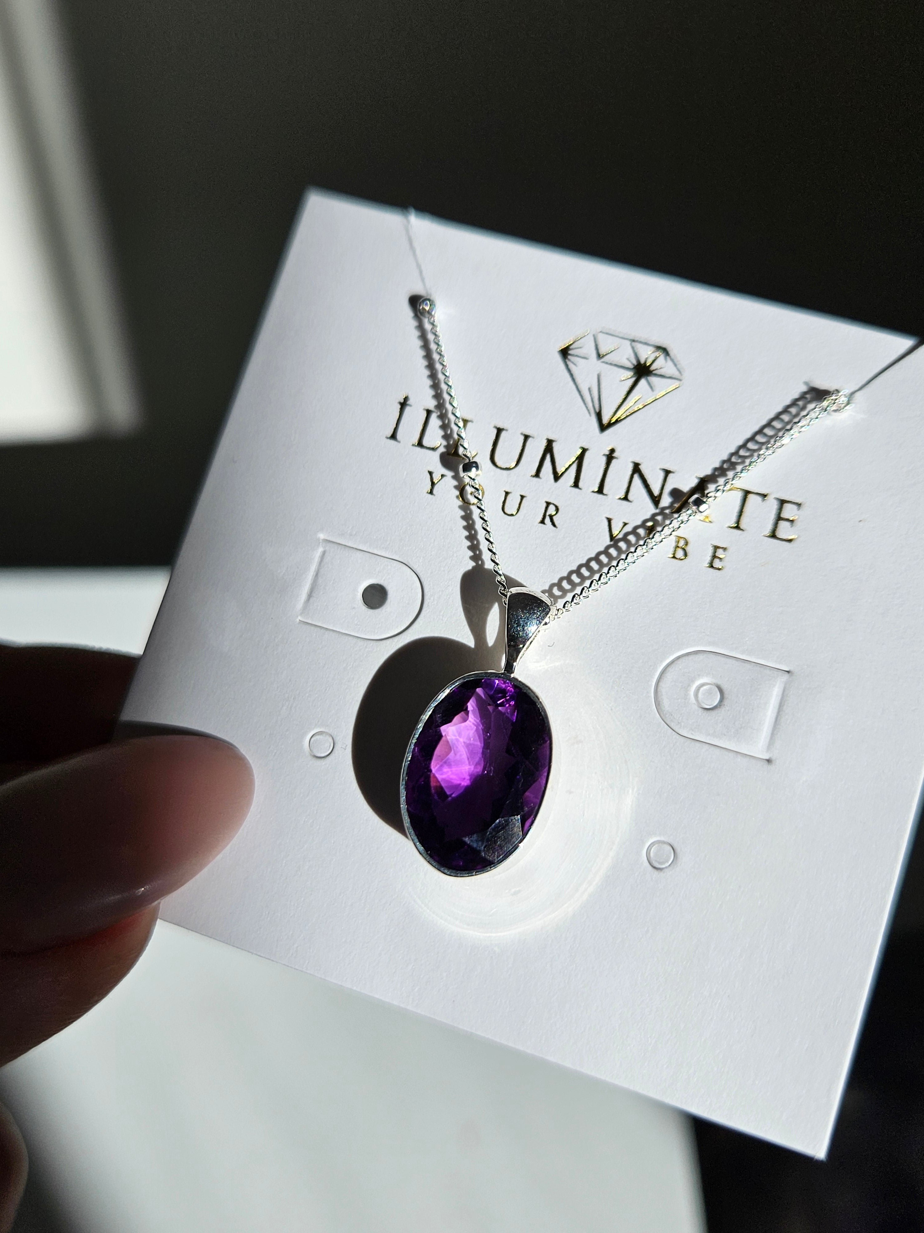 Amethyst Necklace 040