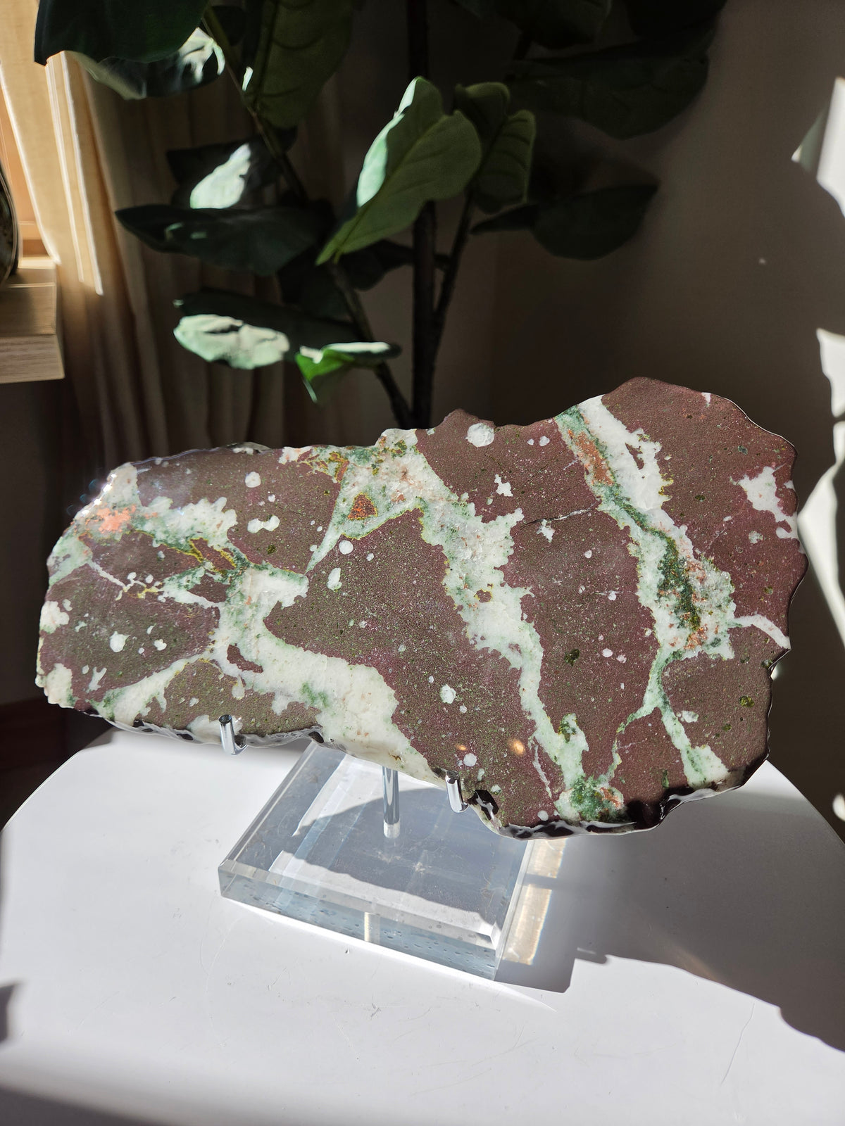 Copper Slab on stand 002