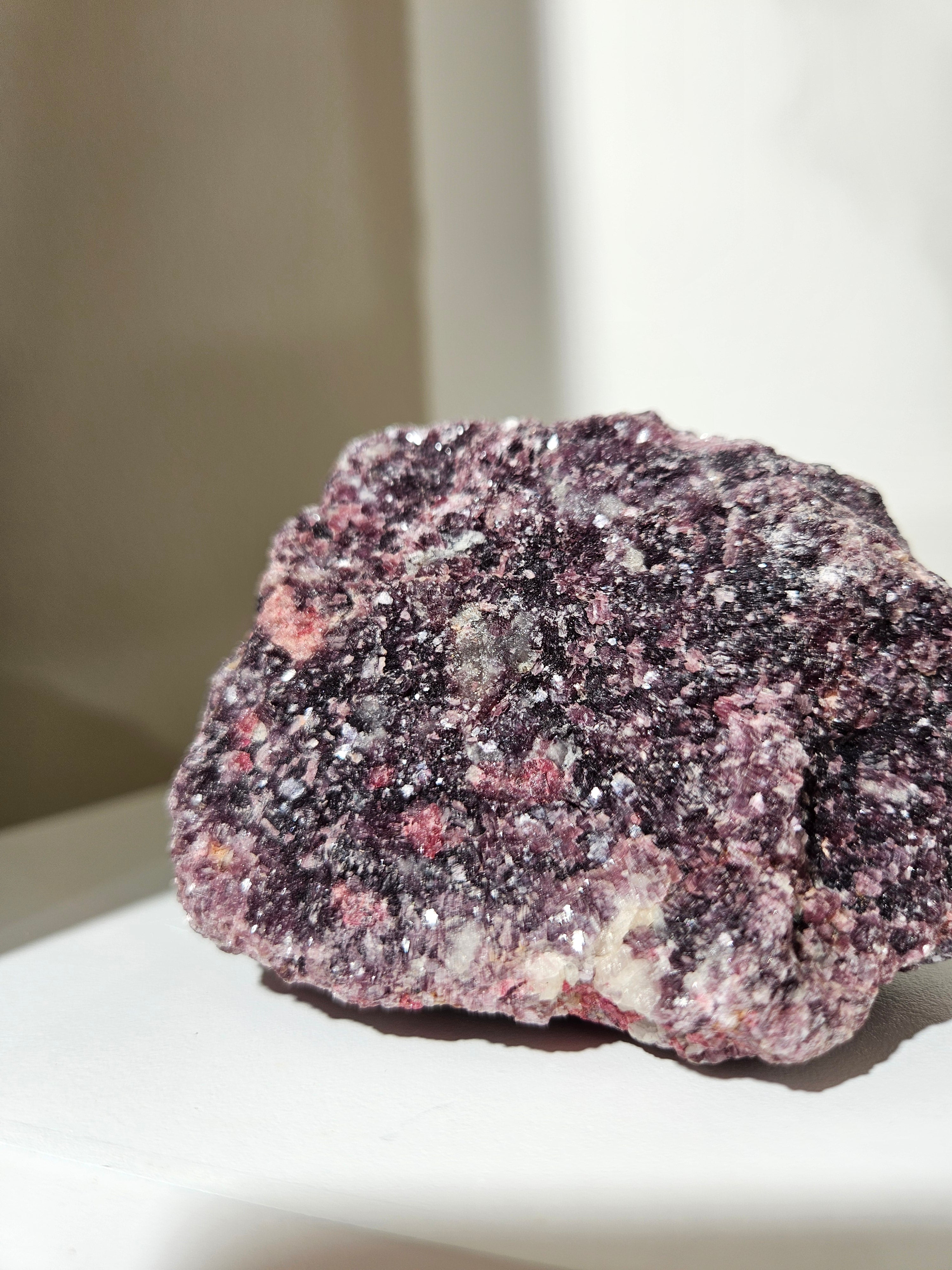 Lepidolite x Tourmaline 010