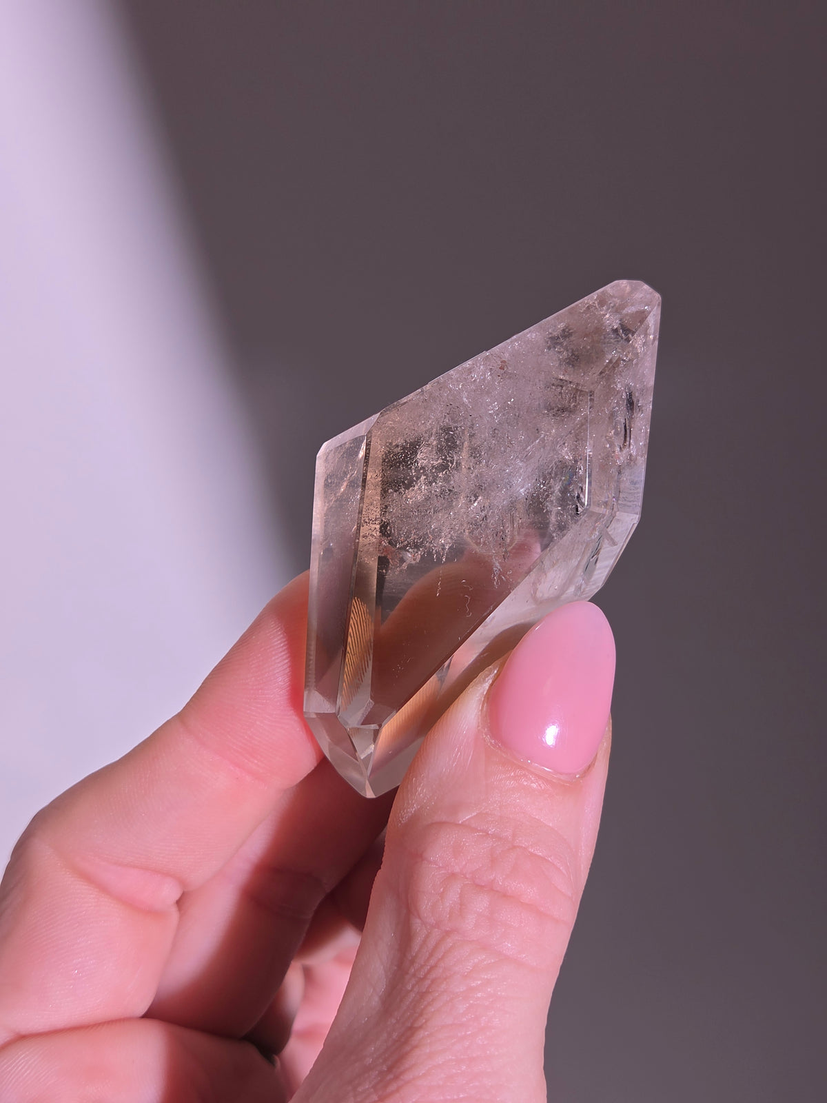 Semipolished Smoky Lemurian Quartz 010