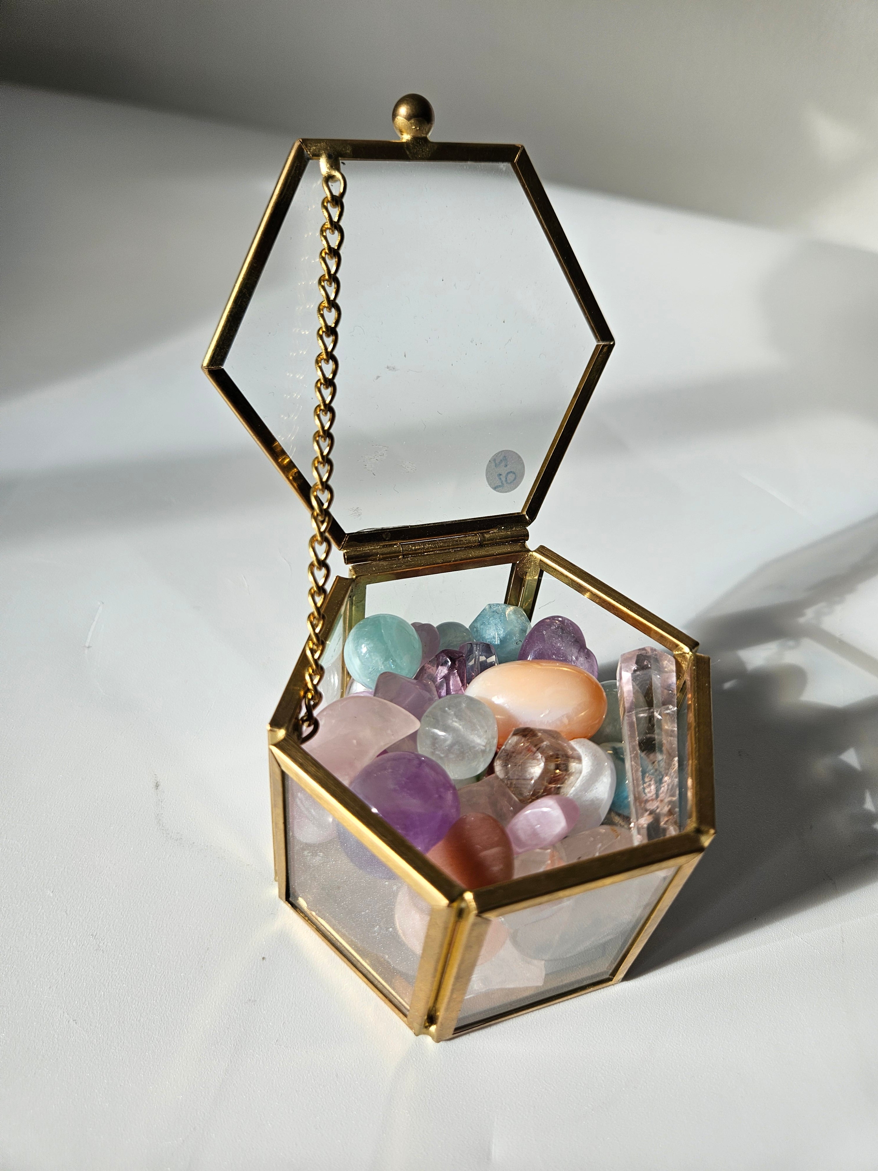 Crystal Filled Treasure Box 001