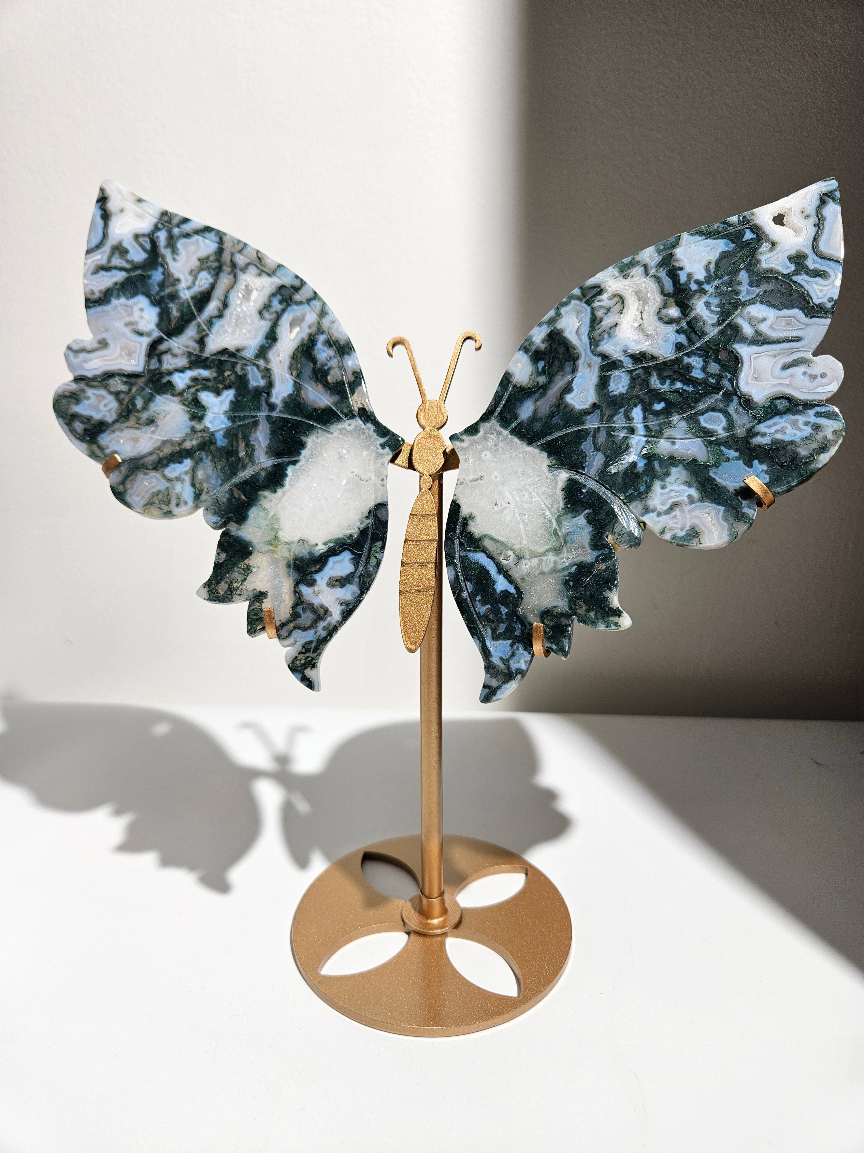 Moss Agate Butterfly 001