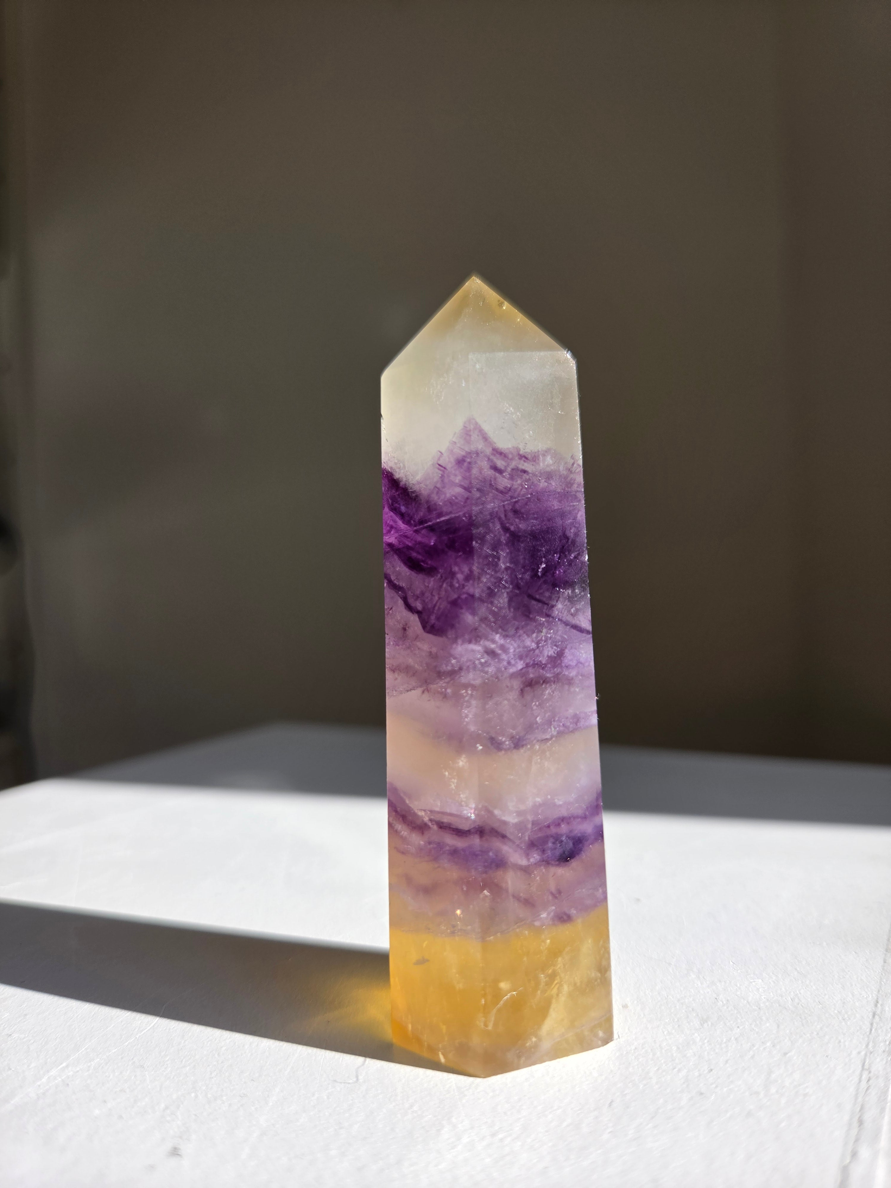 Yellow Fluorite Tower 006