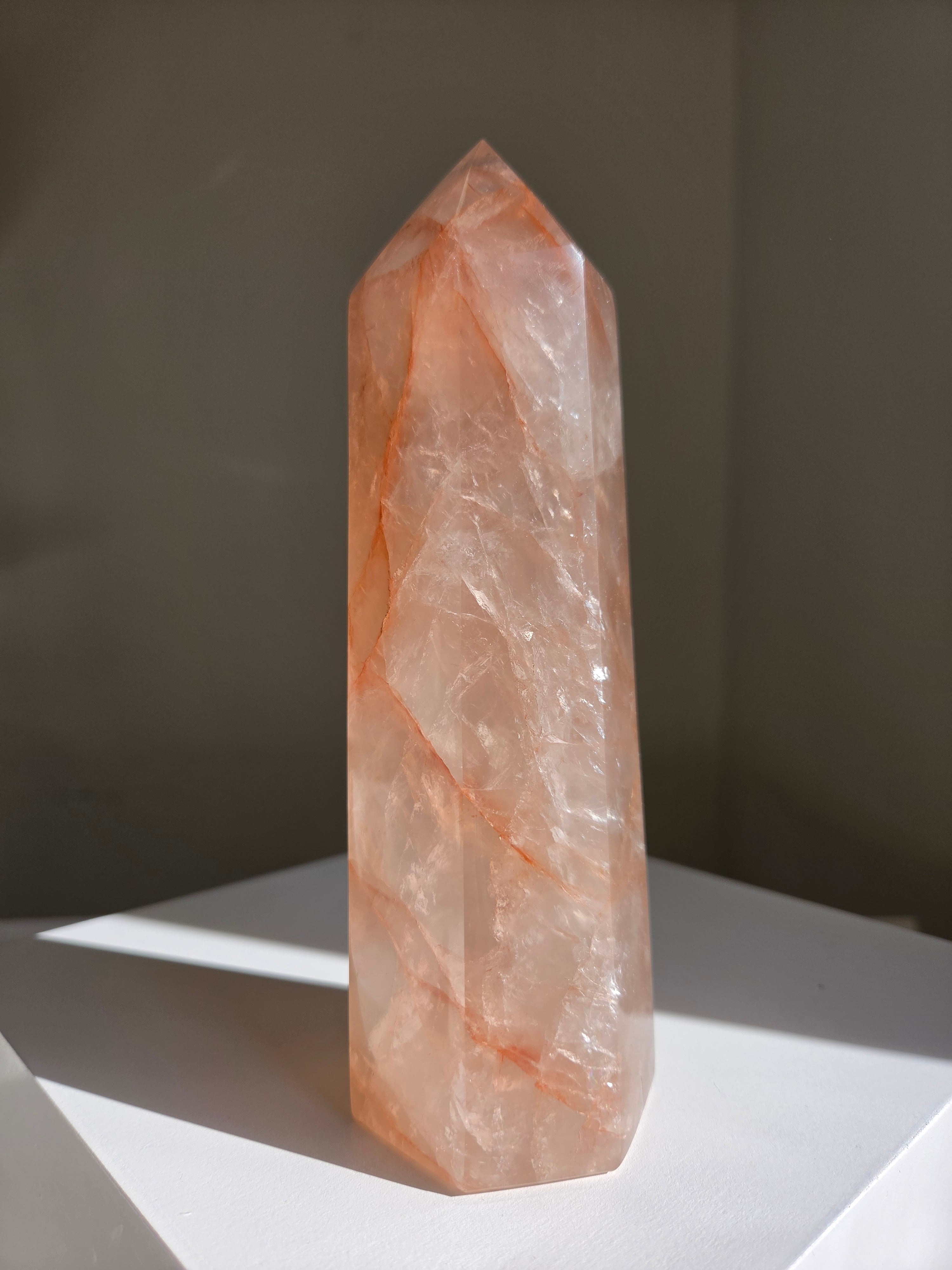 Hematoid Quartz Tower 004