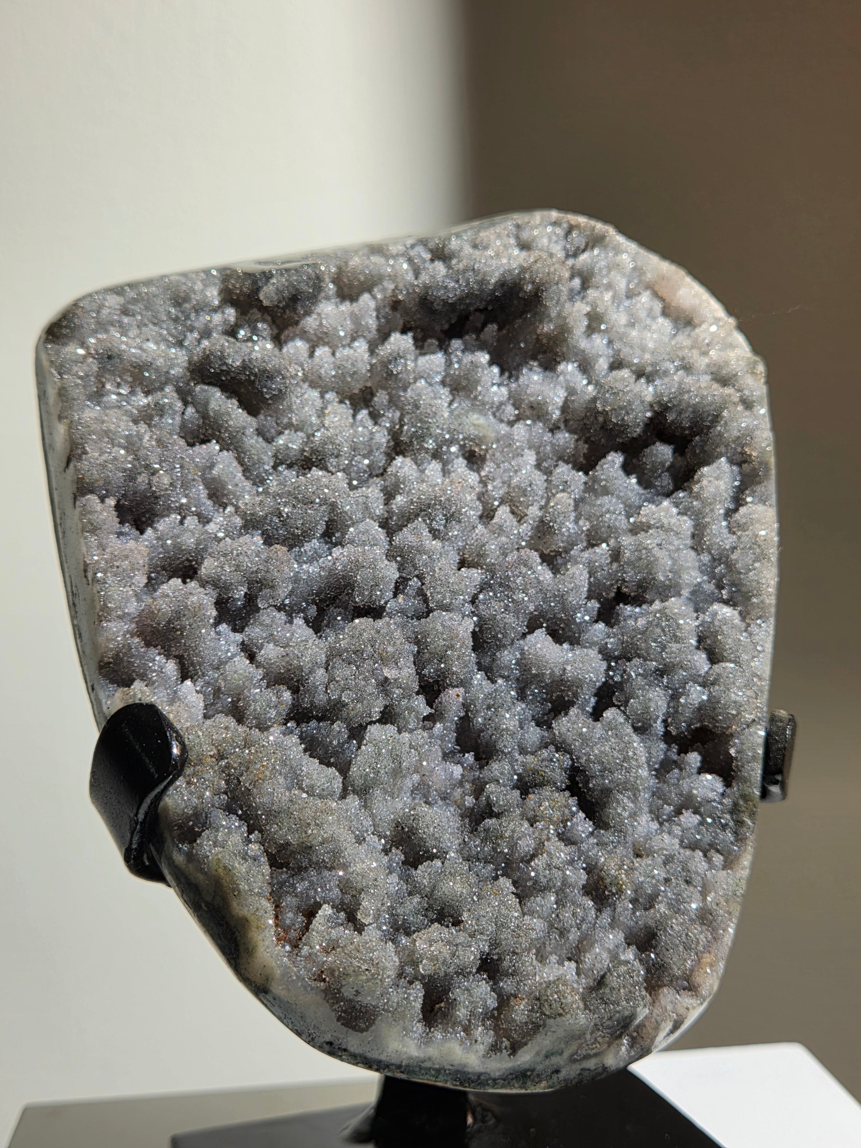 Green Gray Amethyst Statement