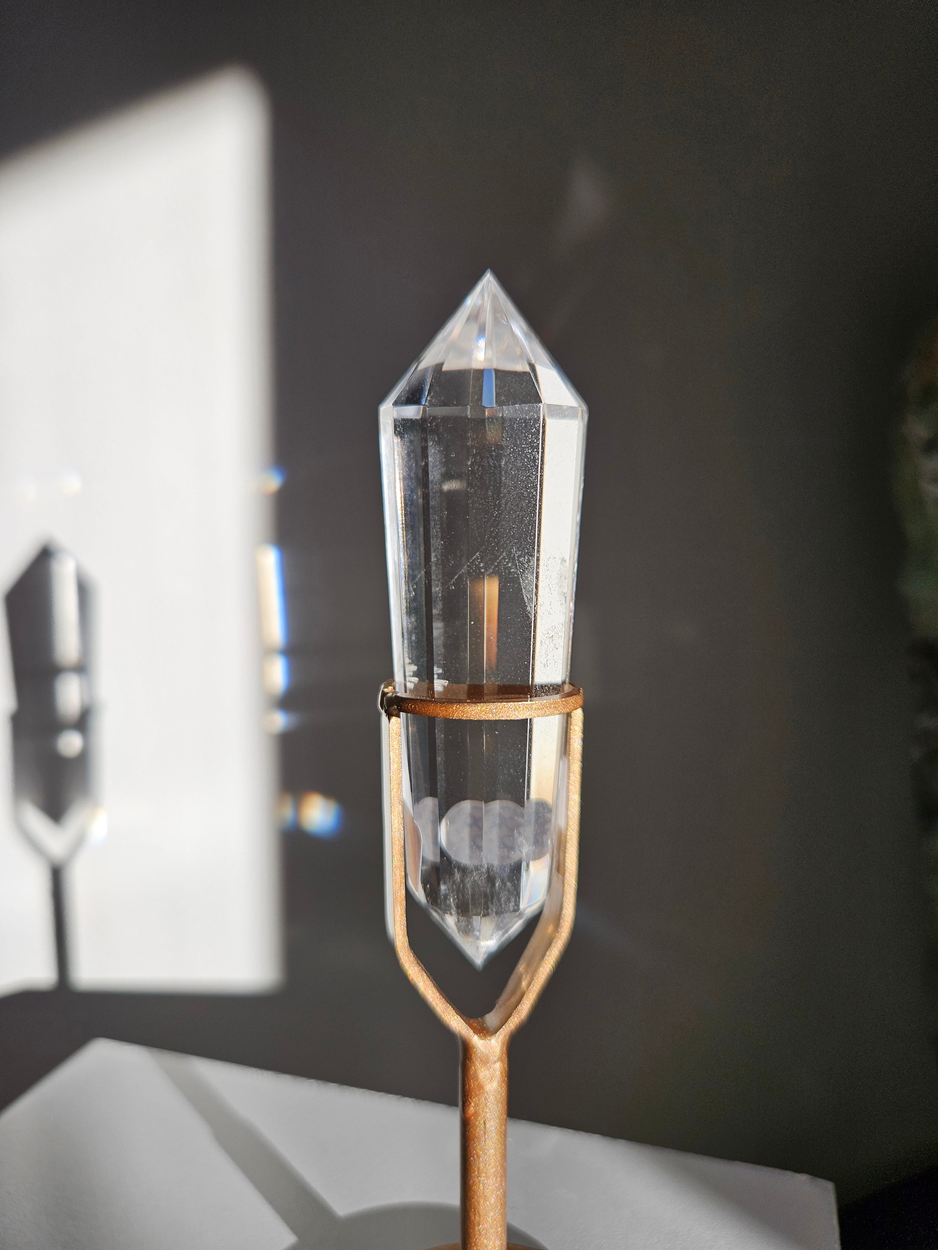 Quartz Vogel on stand 001