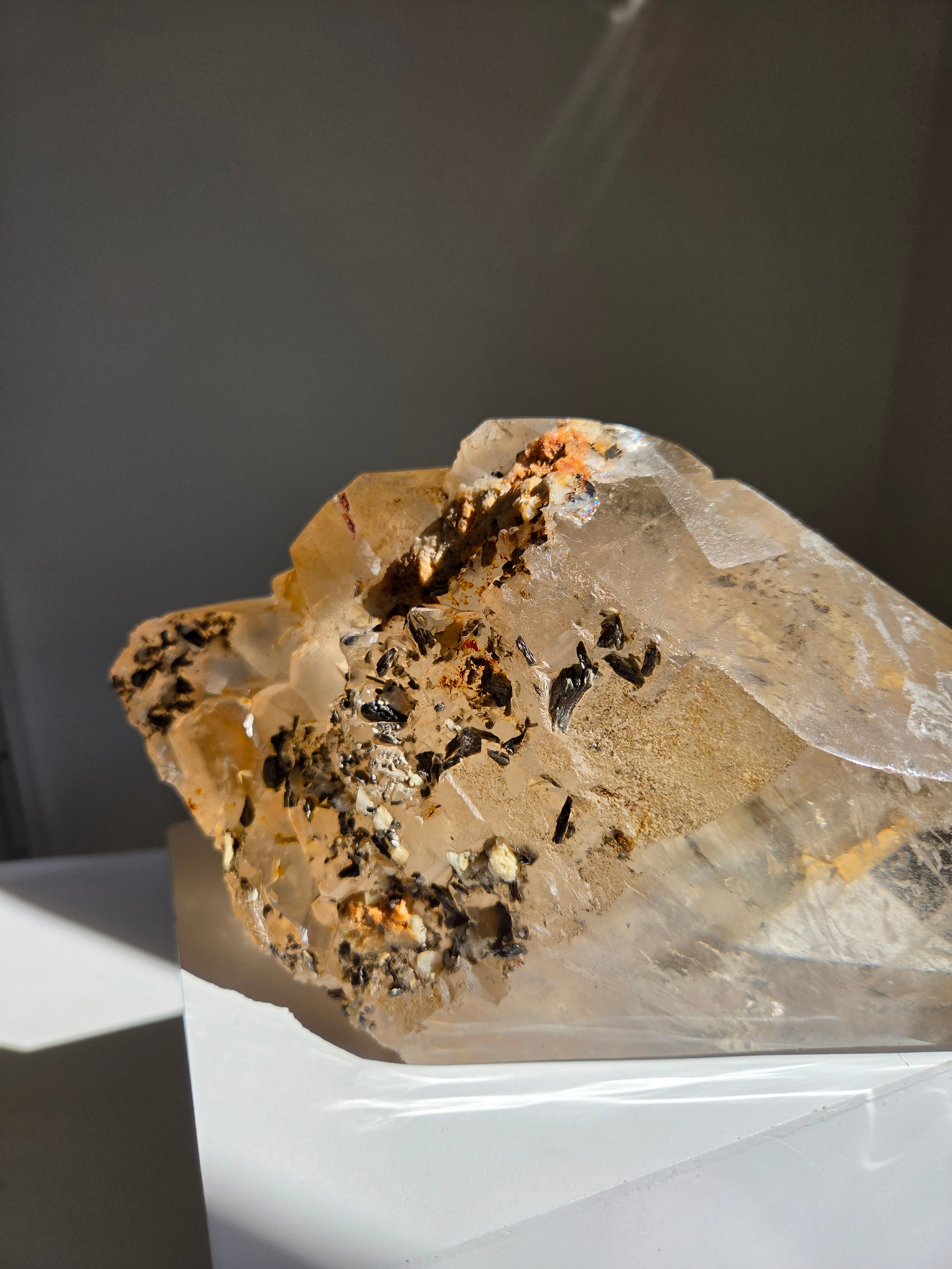 Smoky Quartz Semipolshed Statement