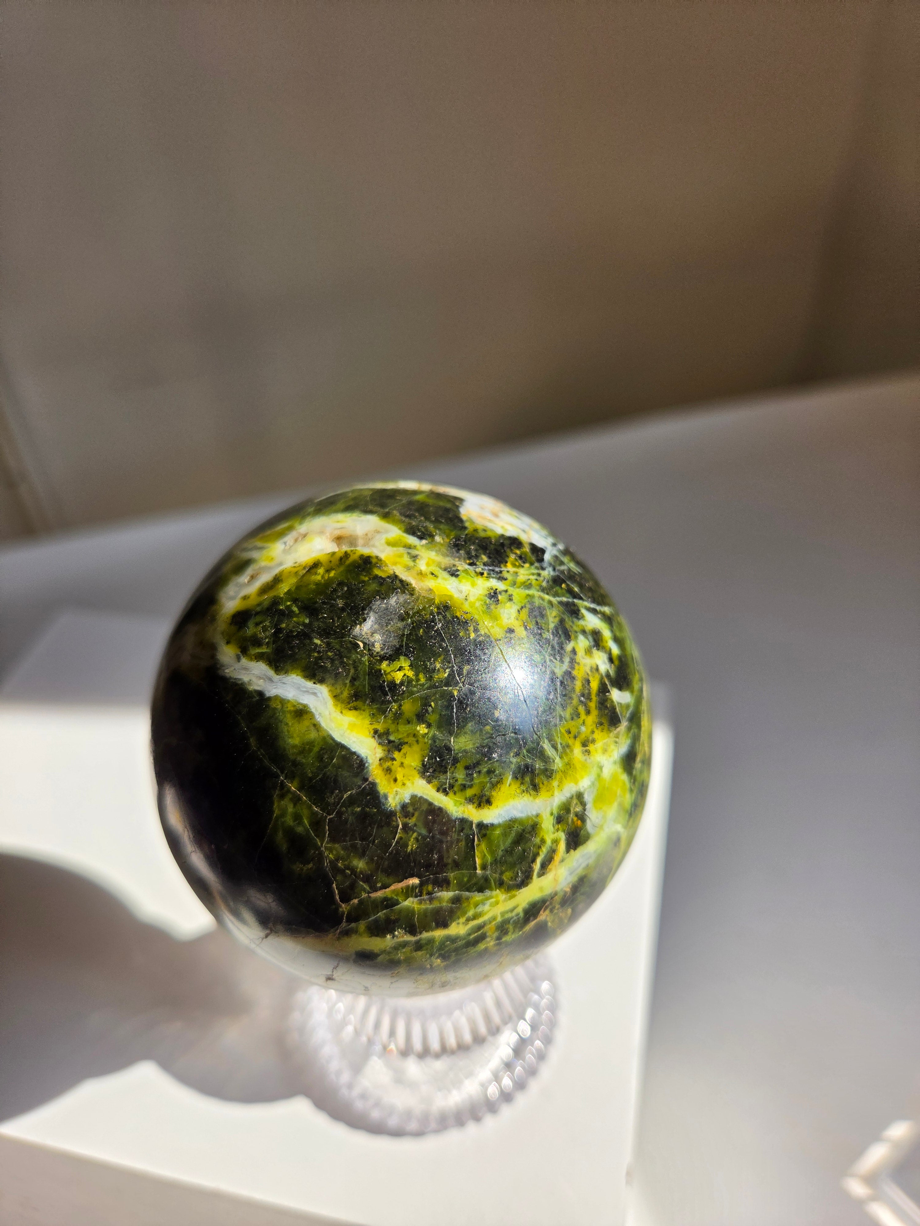 Green Opal Sphere 001
