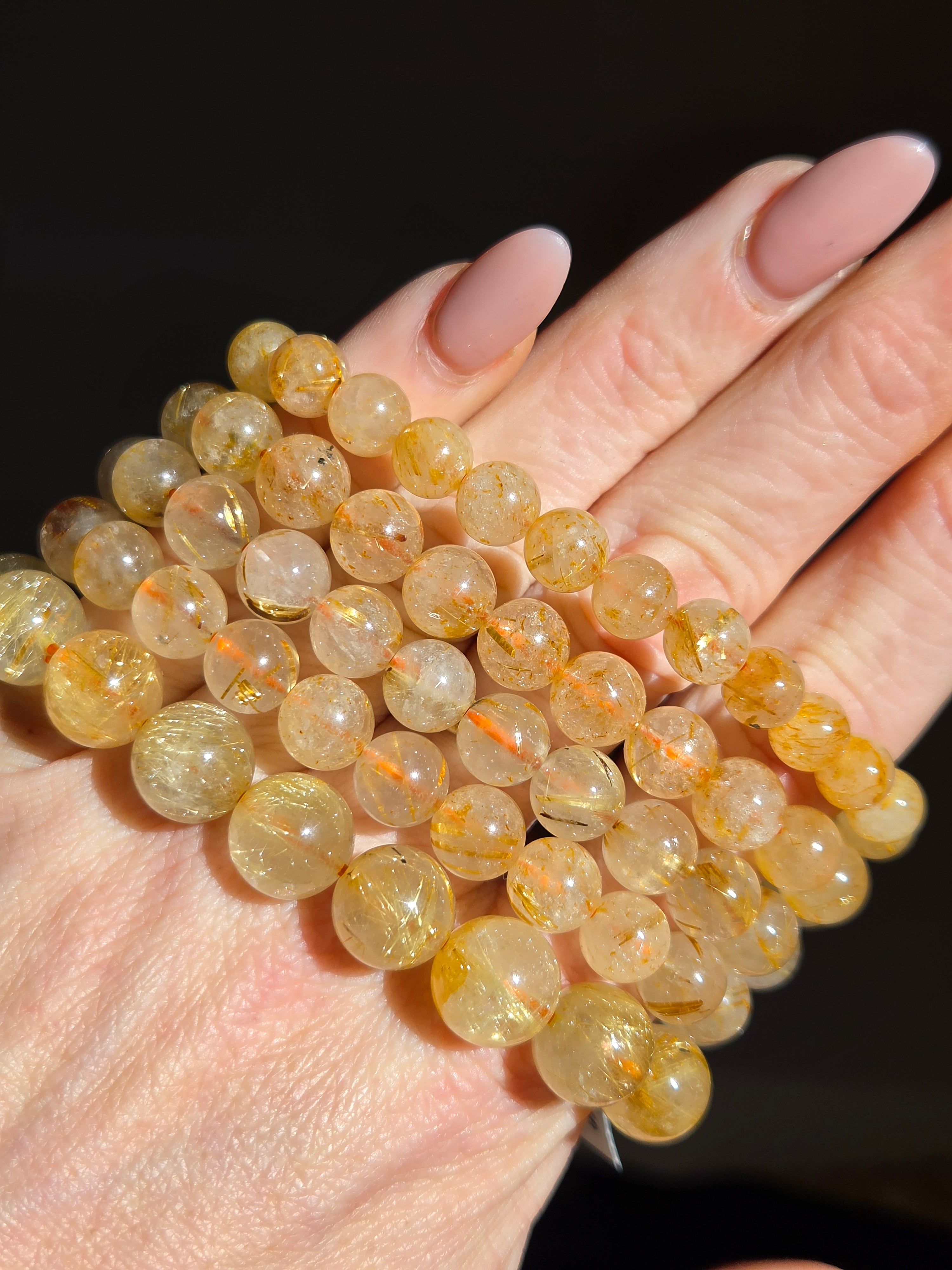 Golden Rutile Quartz Bracelet