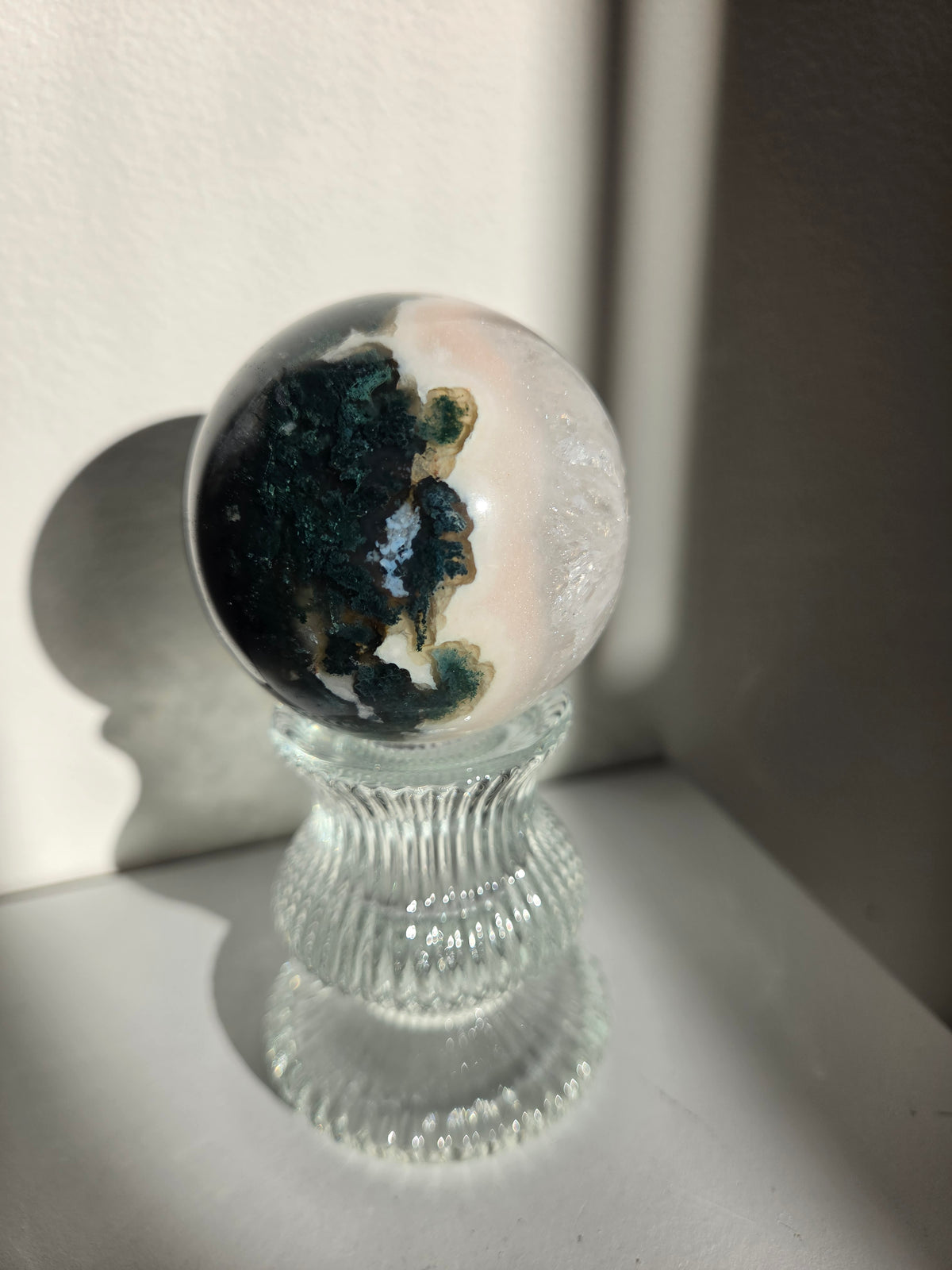 Moss Agate Sphere 002