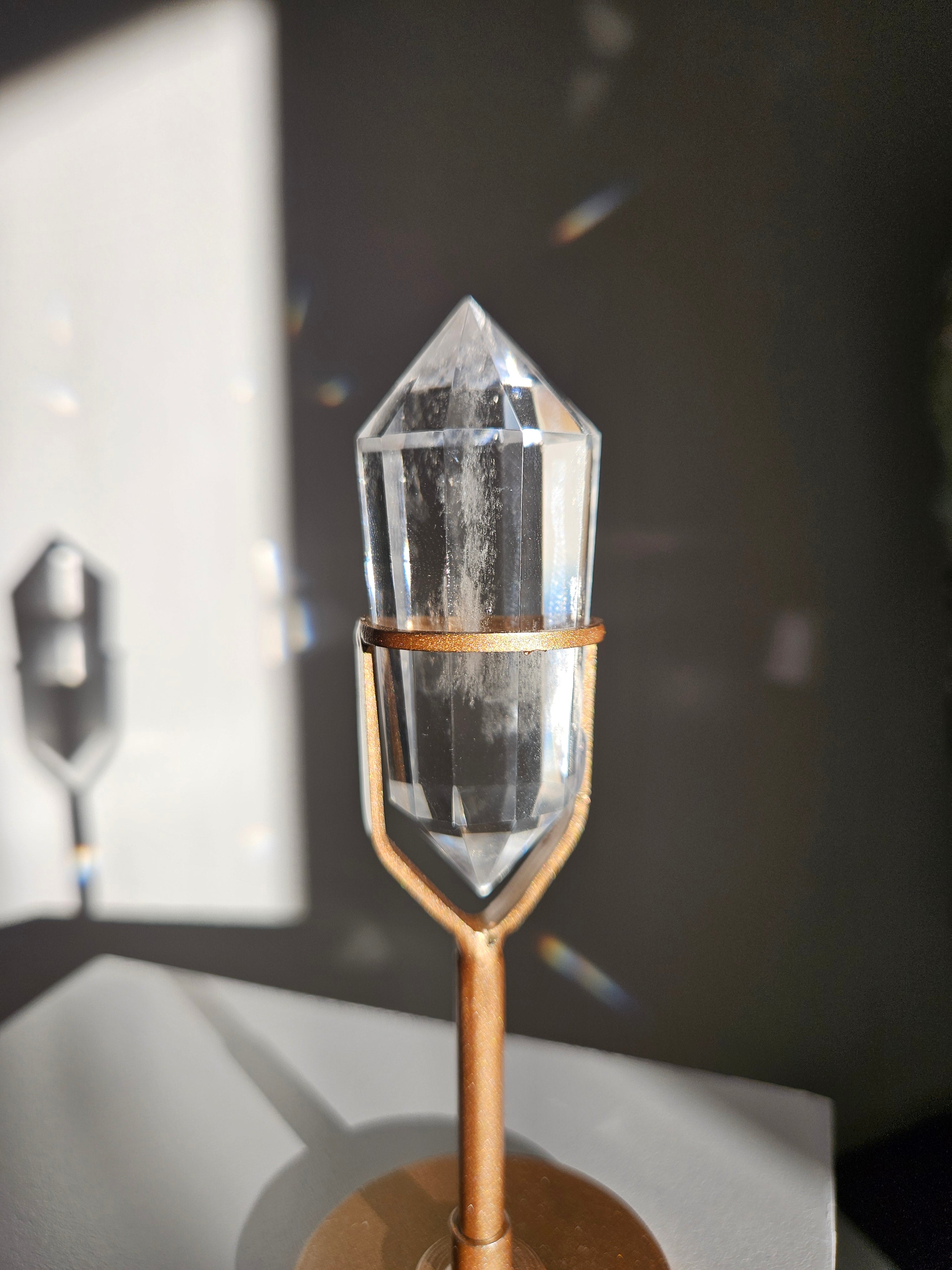 Quartz Vogel on stand 003