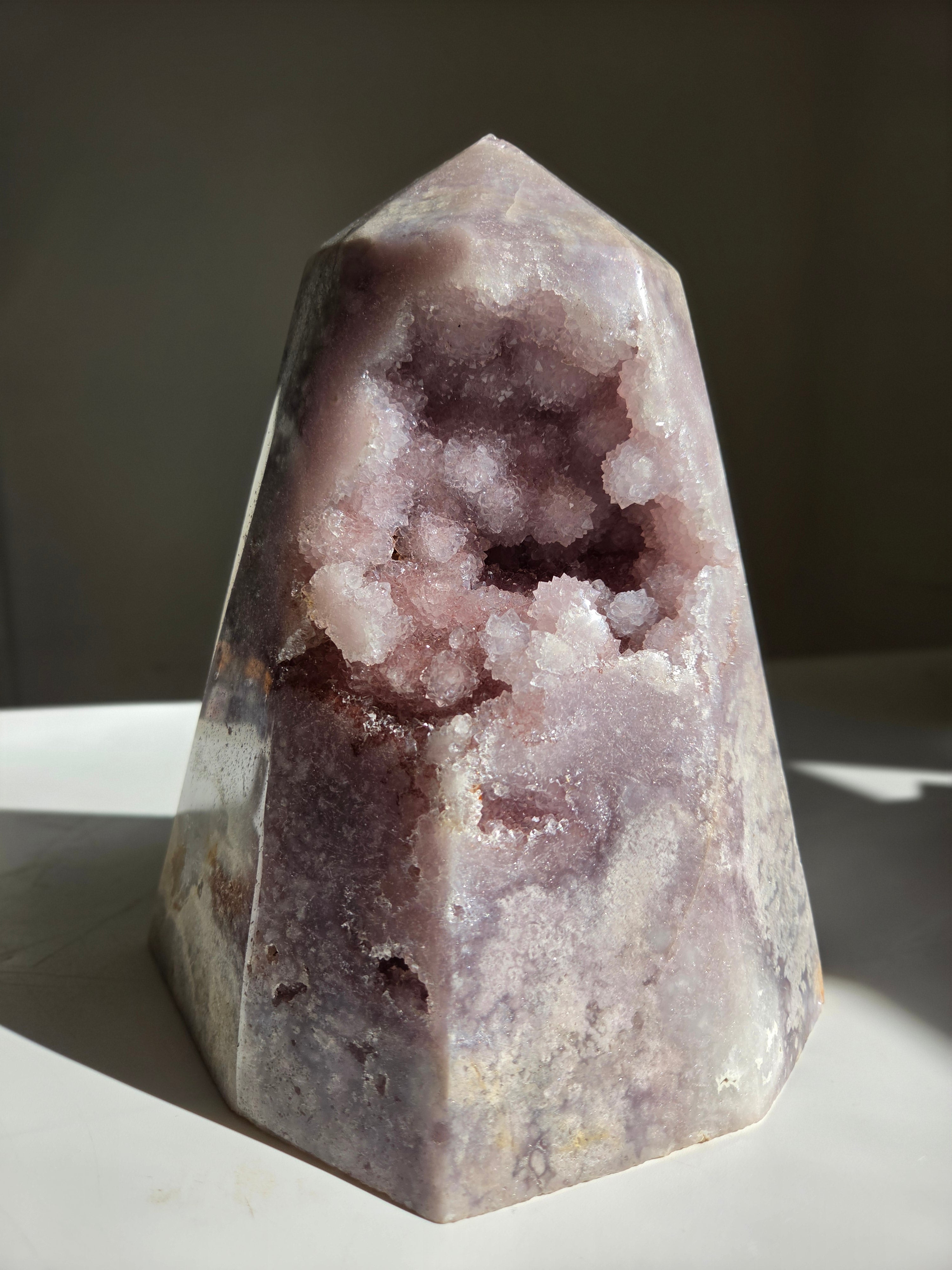 Pink Amethyst Statement Tower
