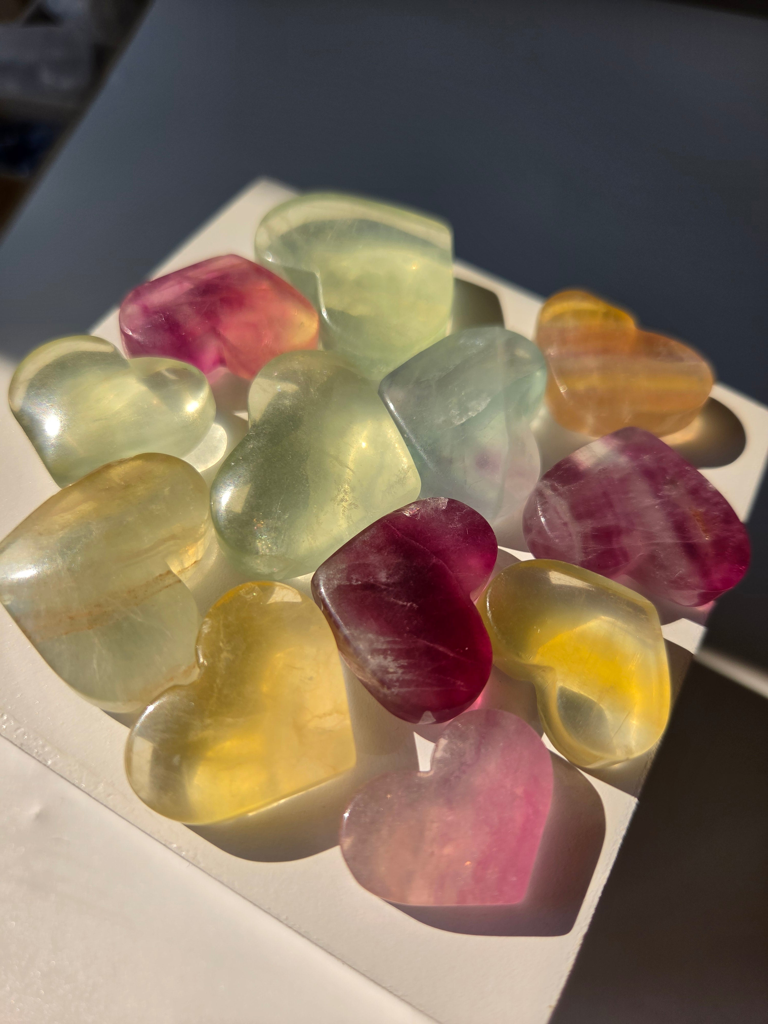 Fluorite Heart Set