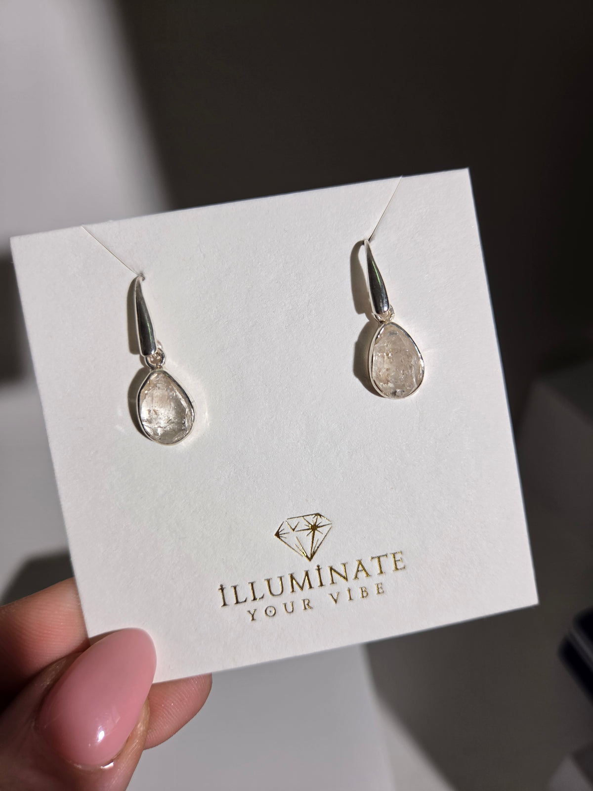 Herkimer Diamond Earrings 002