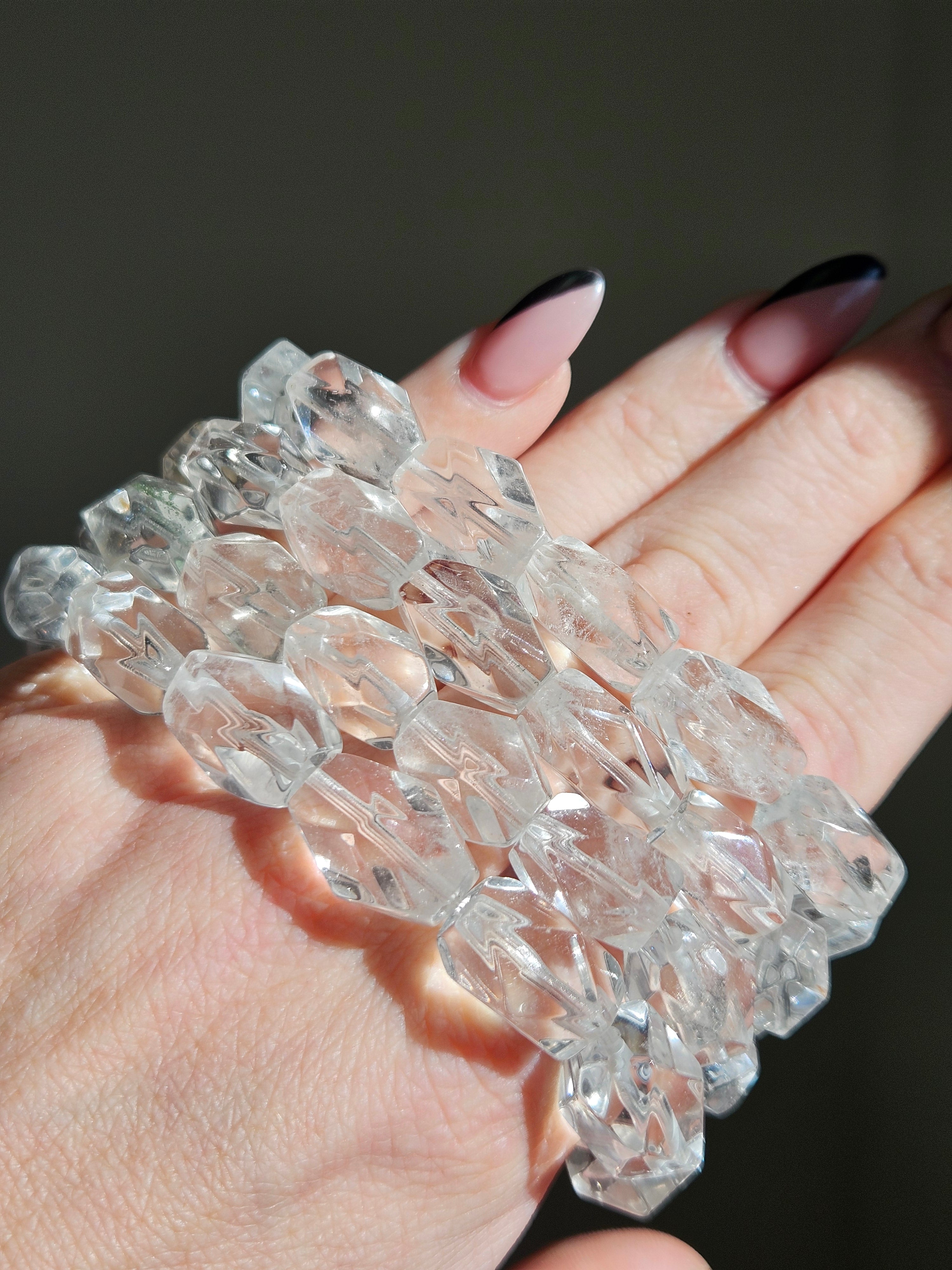 Quartz Freeform bracelet | 12mm
