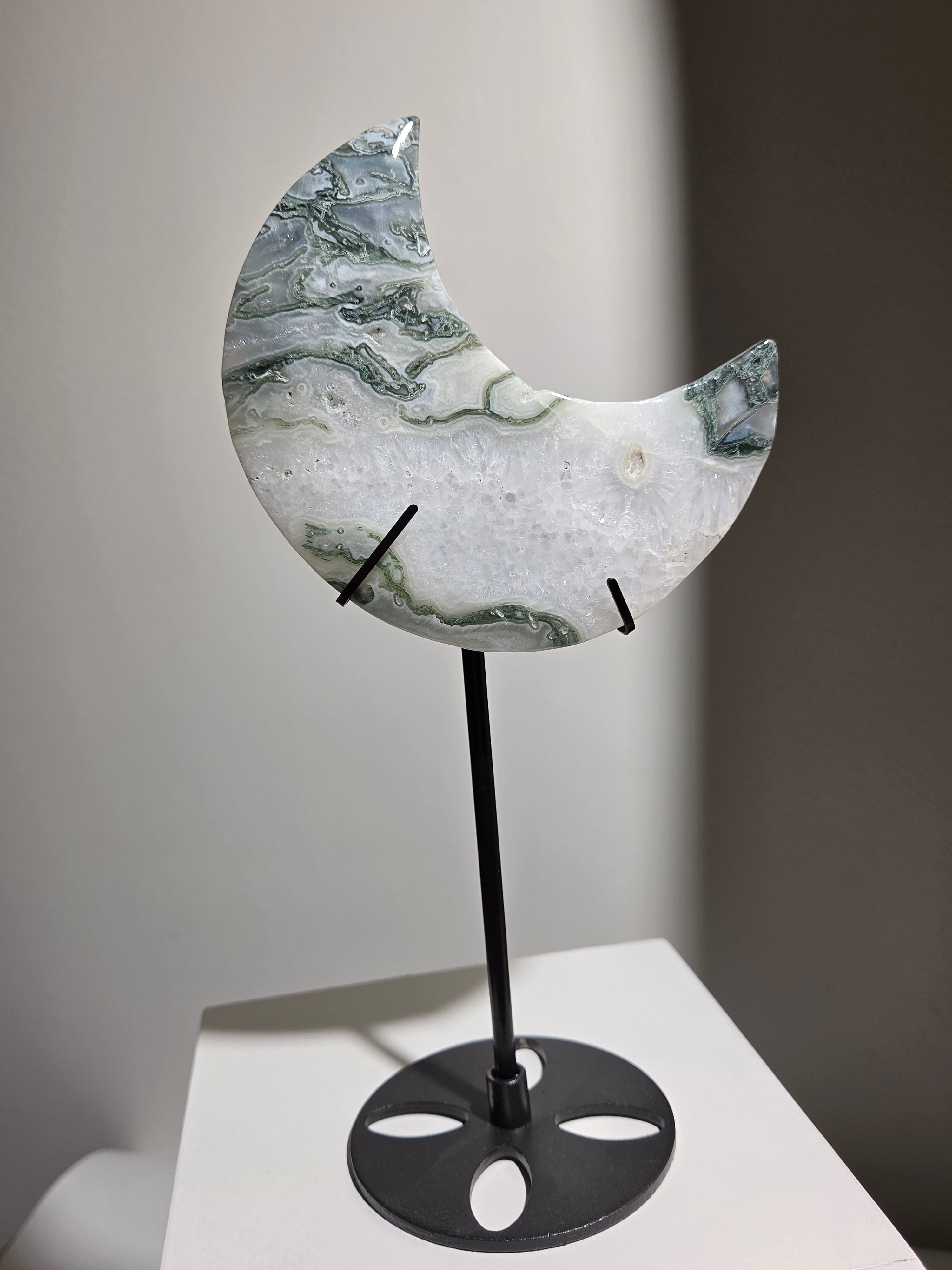Moss Agate Moon 003