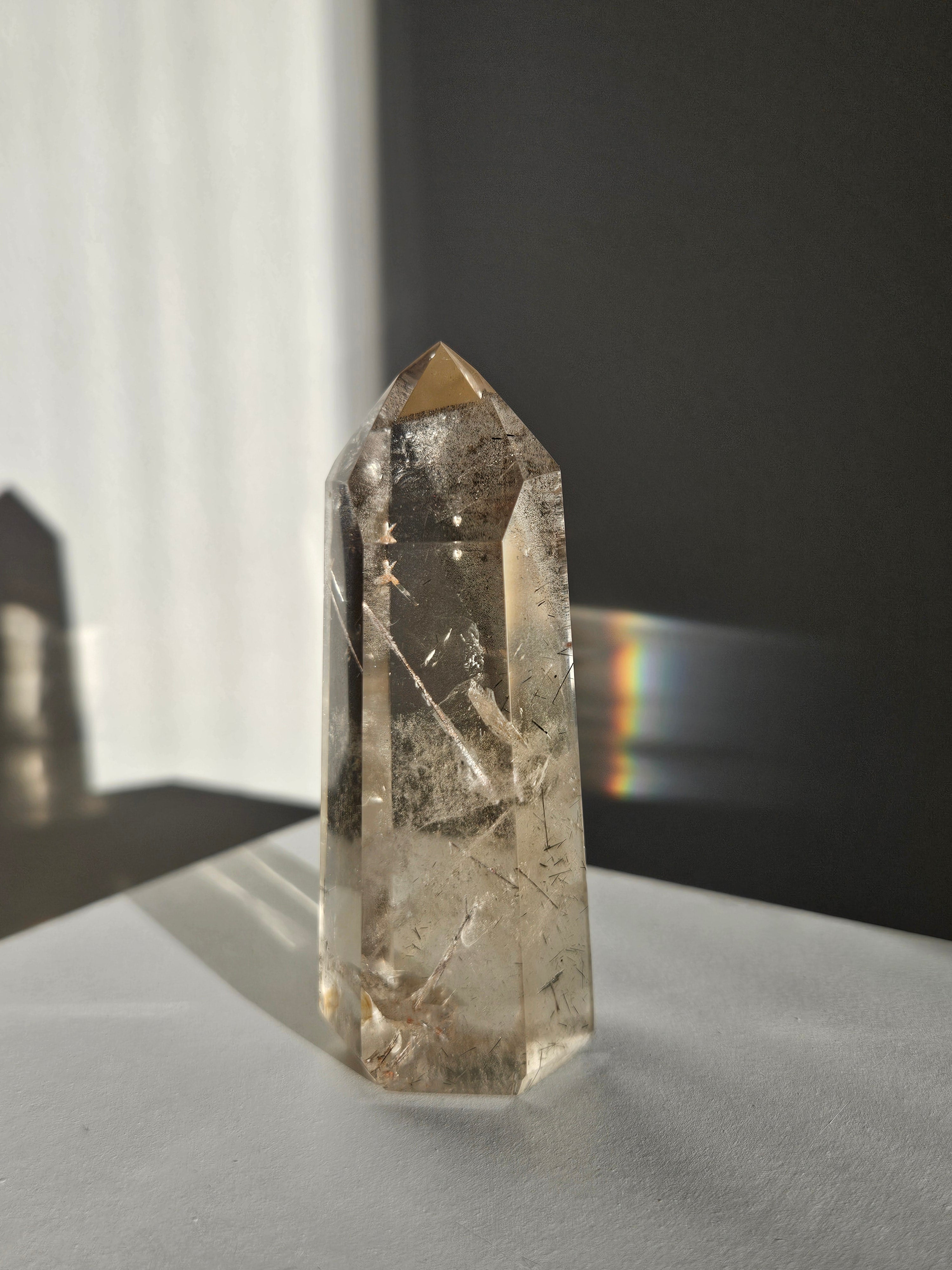 Citrine x Rutile Tower 005