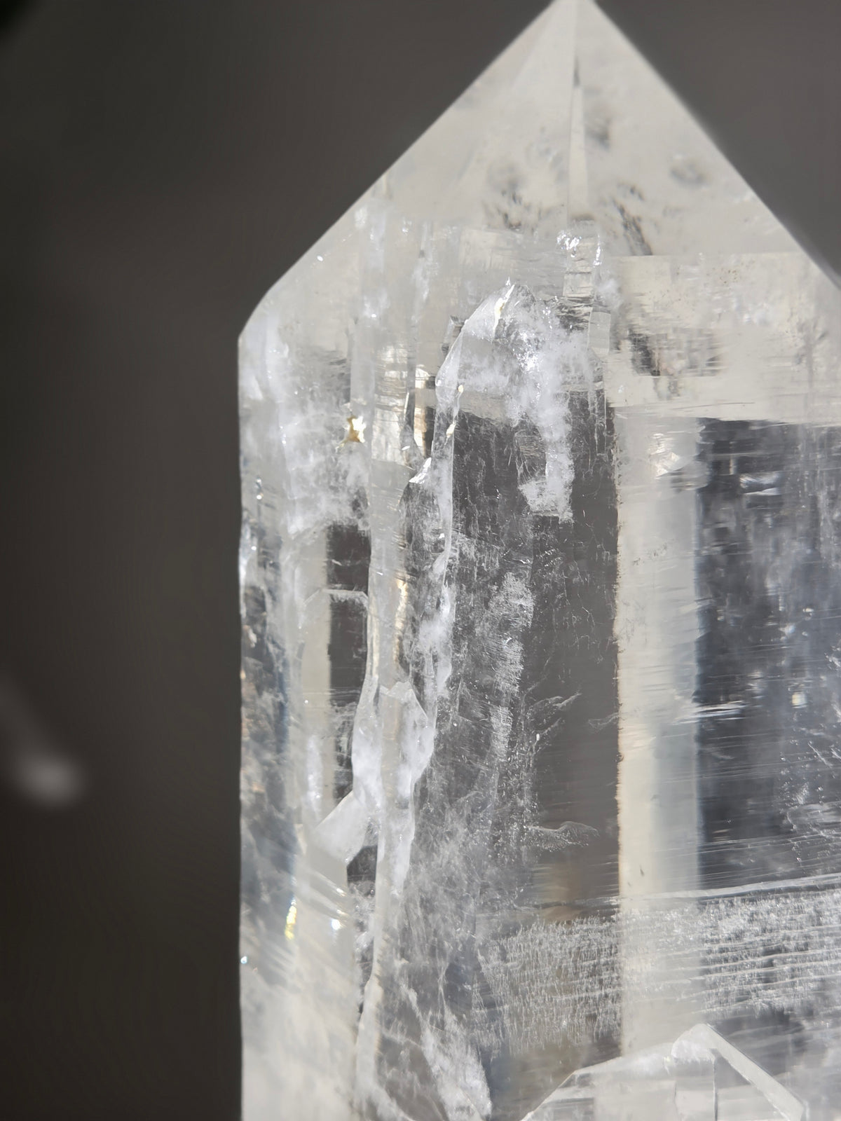Semipolished Lemurian Quartz Statement