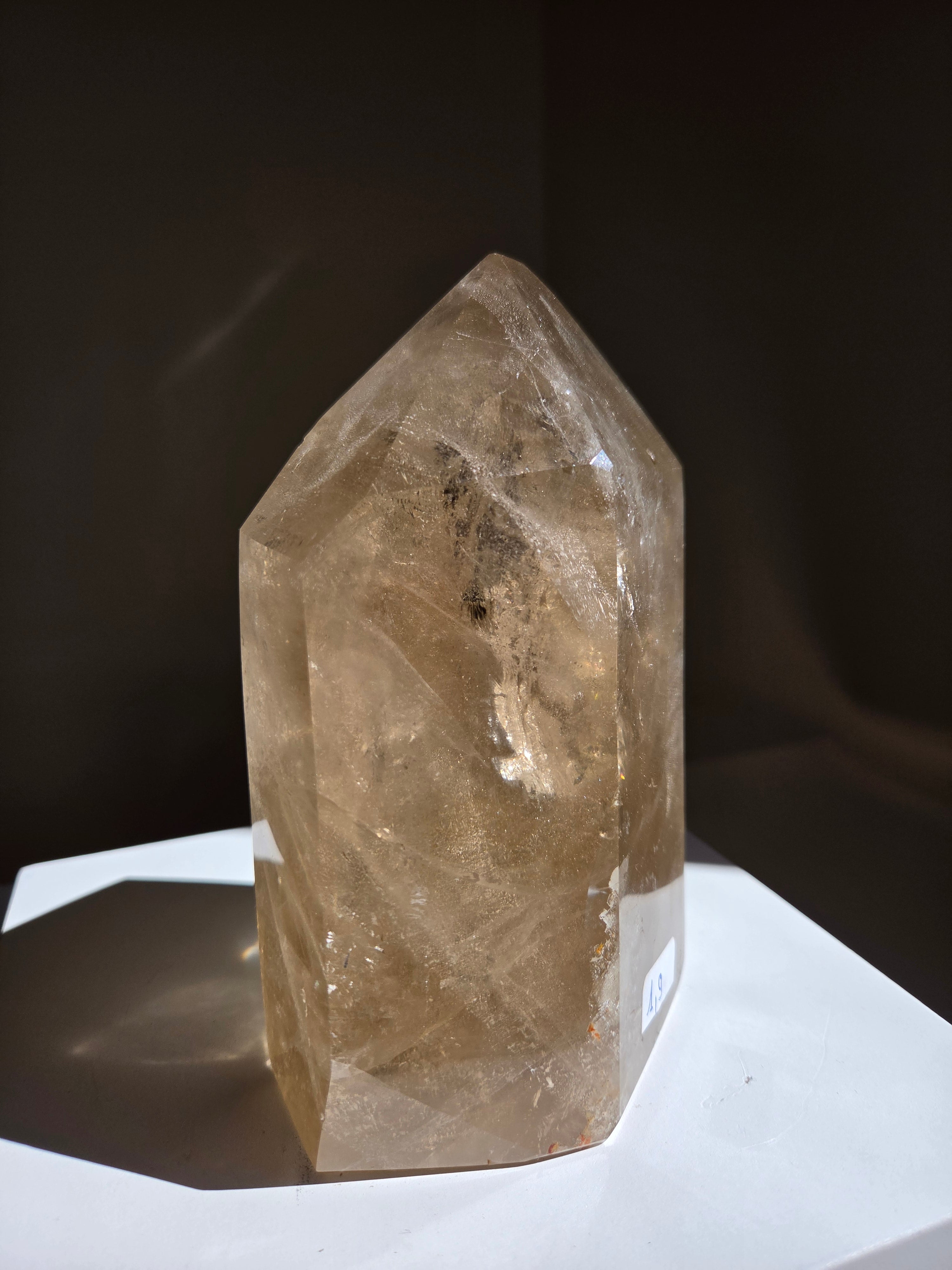 Chisel Tip Smoky Quartz Tower