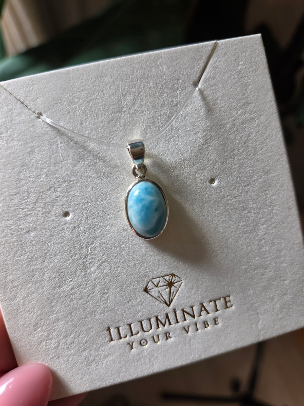 Larimar Pendant 002