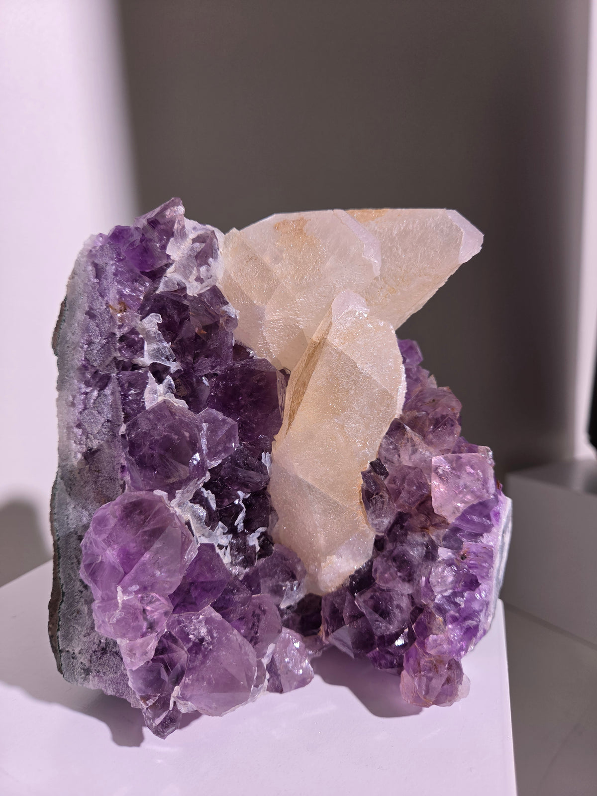 Amethyst x Calcite Statement