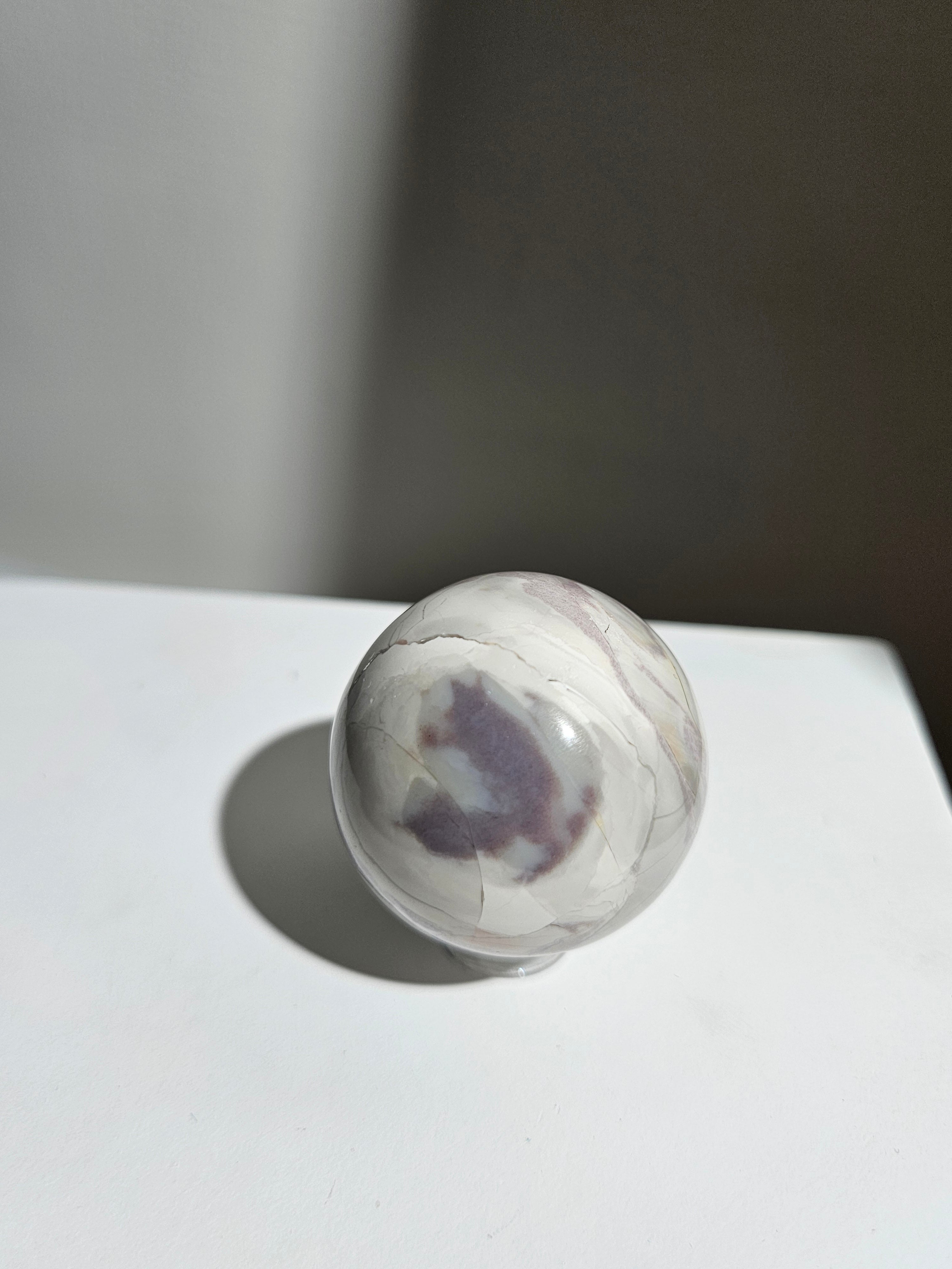 Hyacinth jasper sphere 005