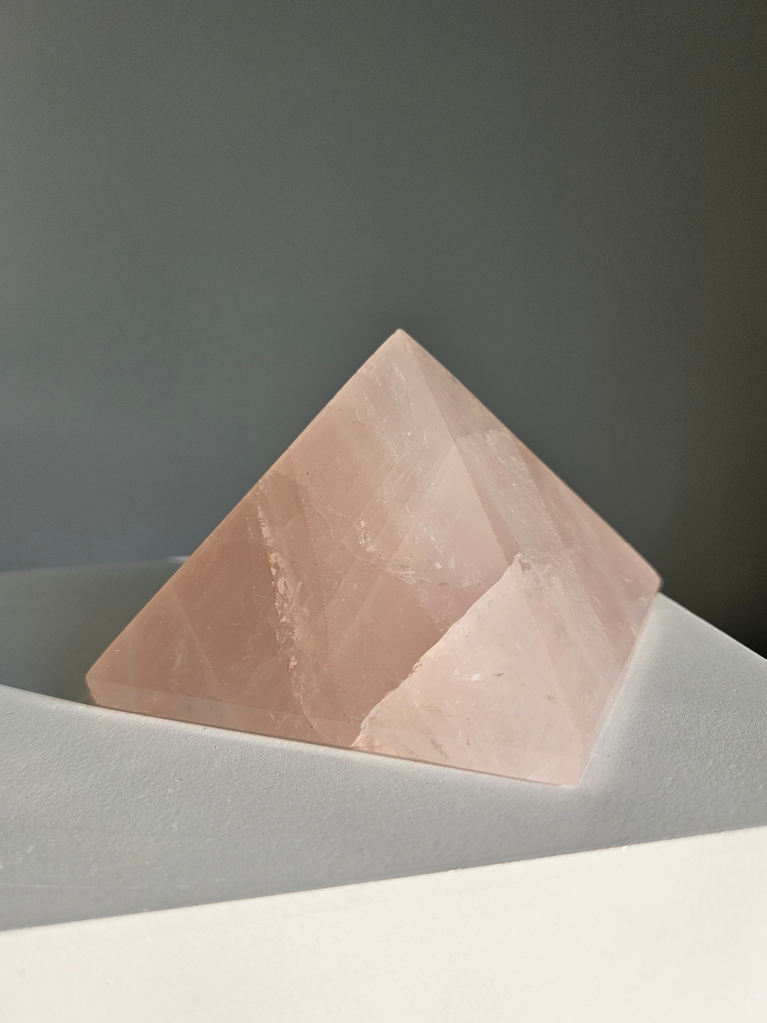 Rose Quartz Pyramid 002