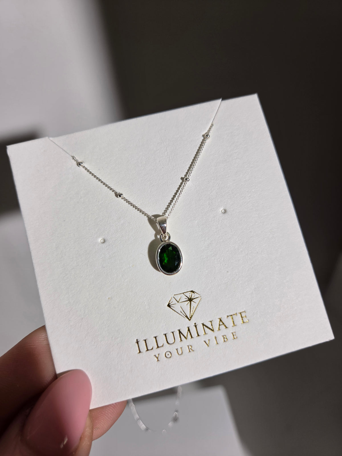 Chrome Diopside Necklace 001