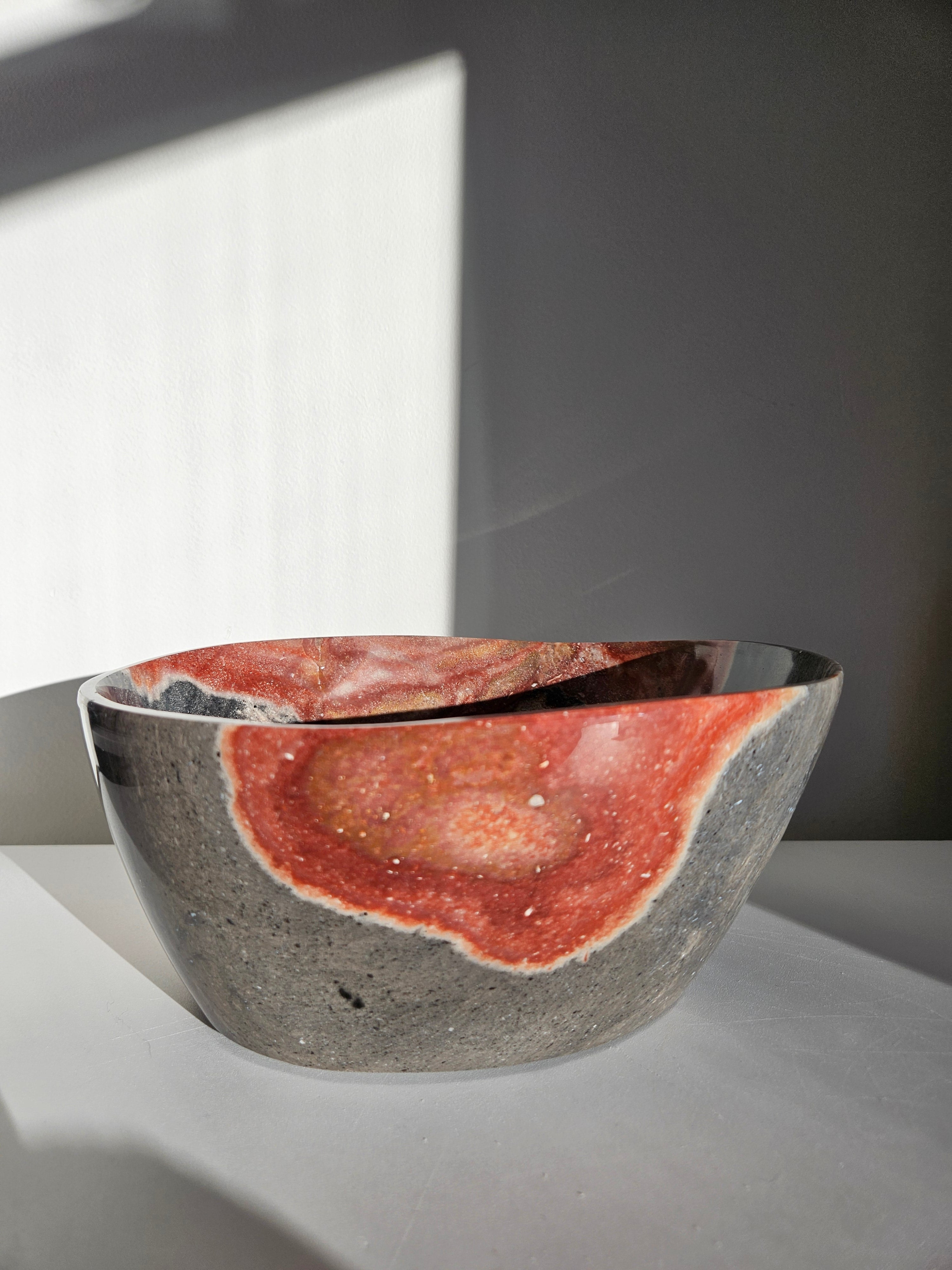 Polychrome Jasper Bowl 006