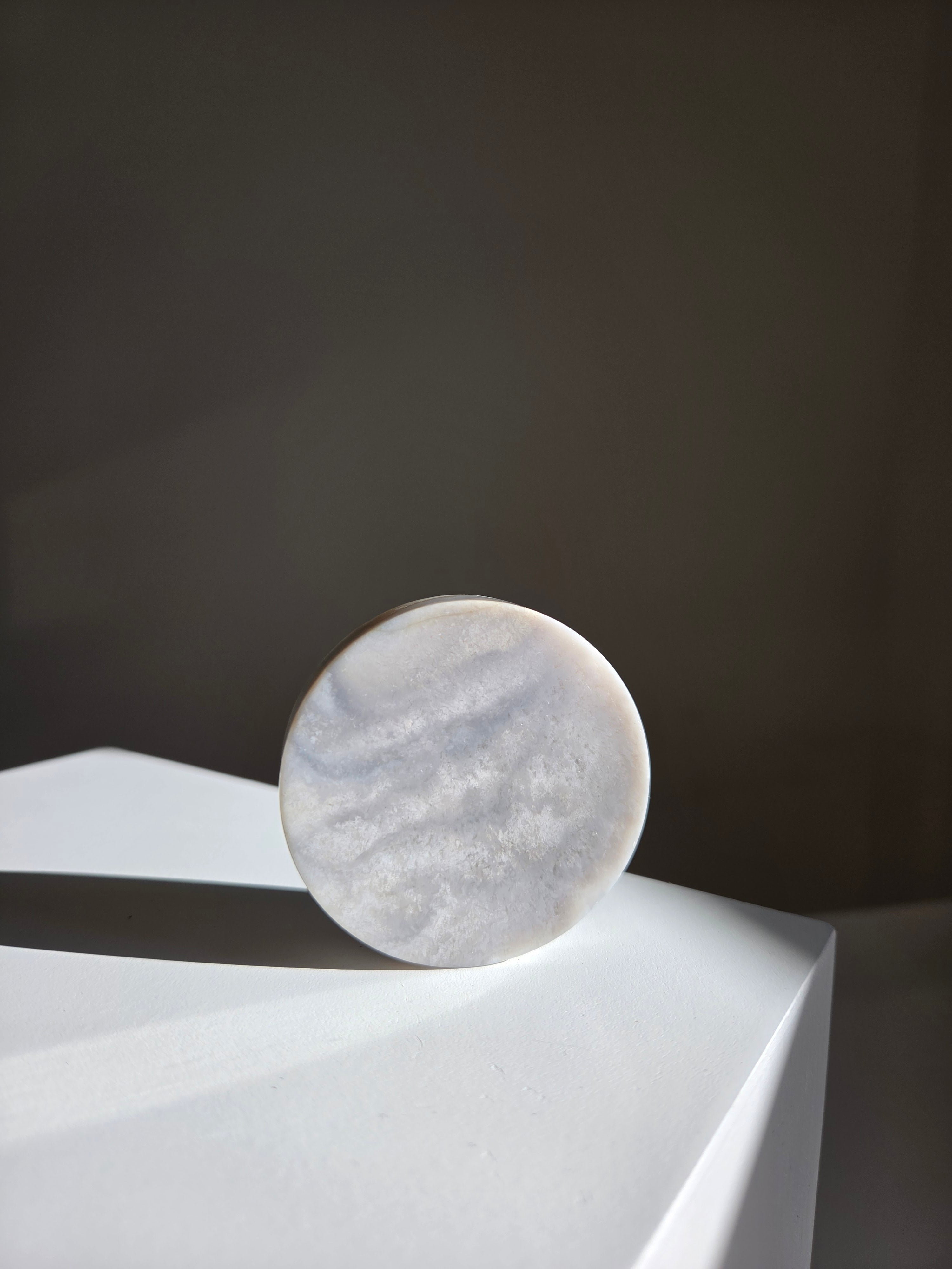 Flower Agate Disk 005