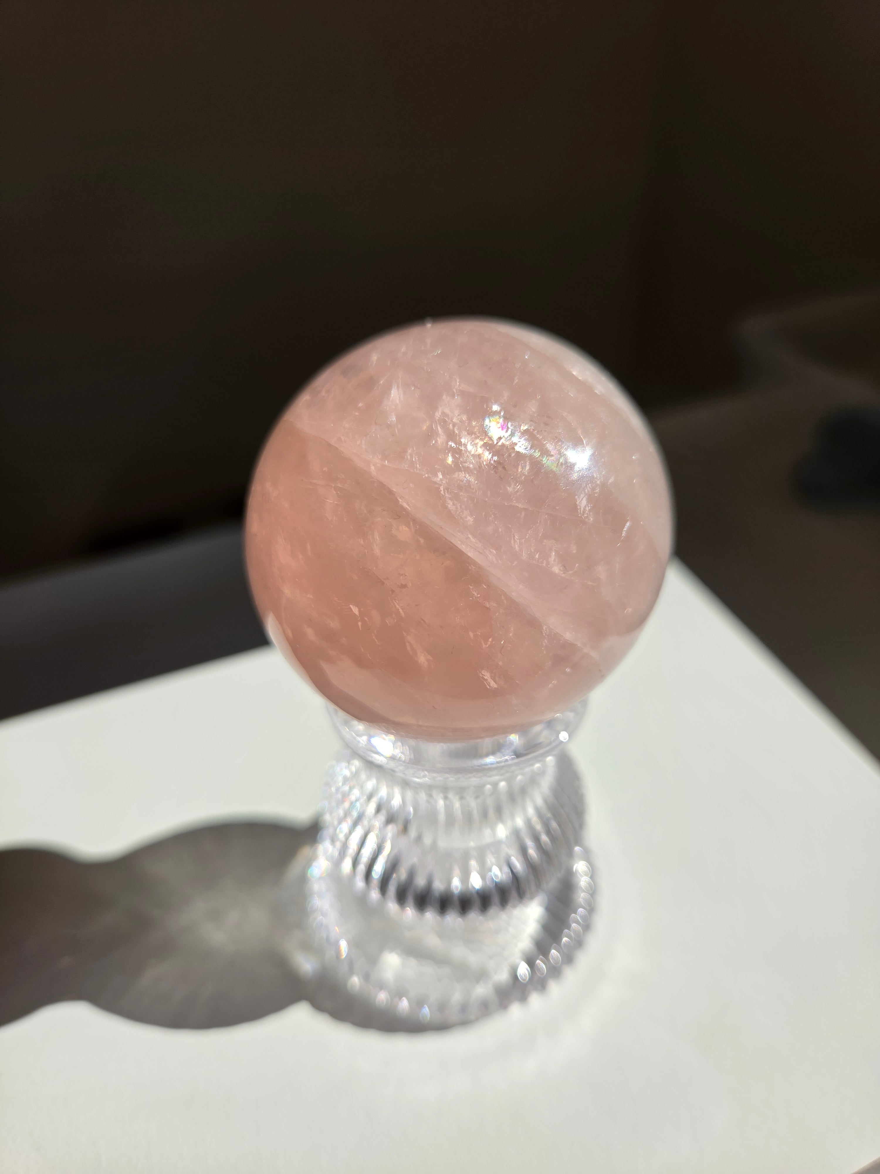 Rose Quartz Sphere 006