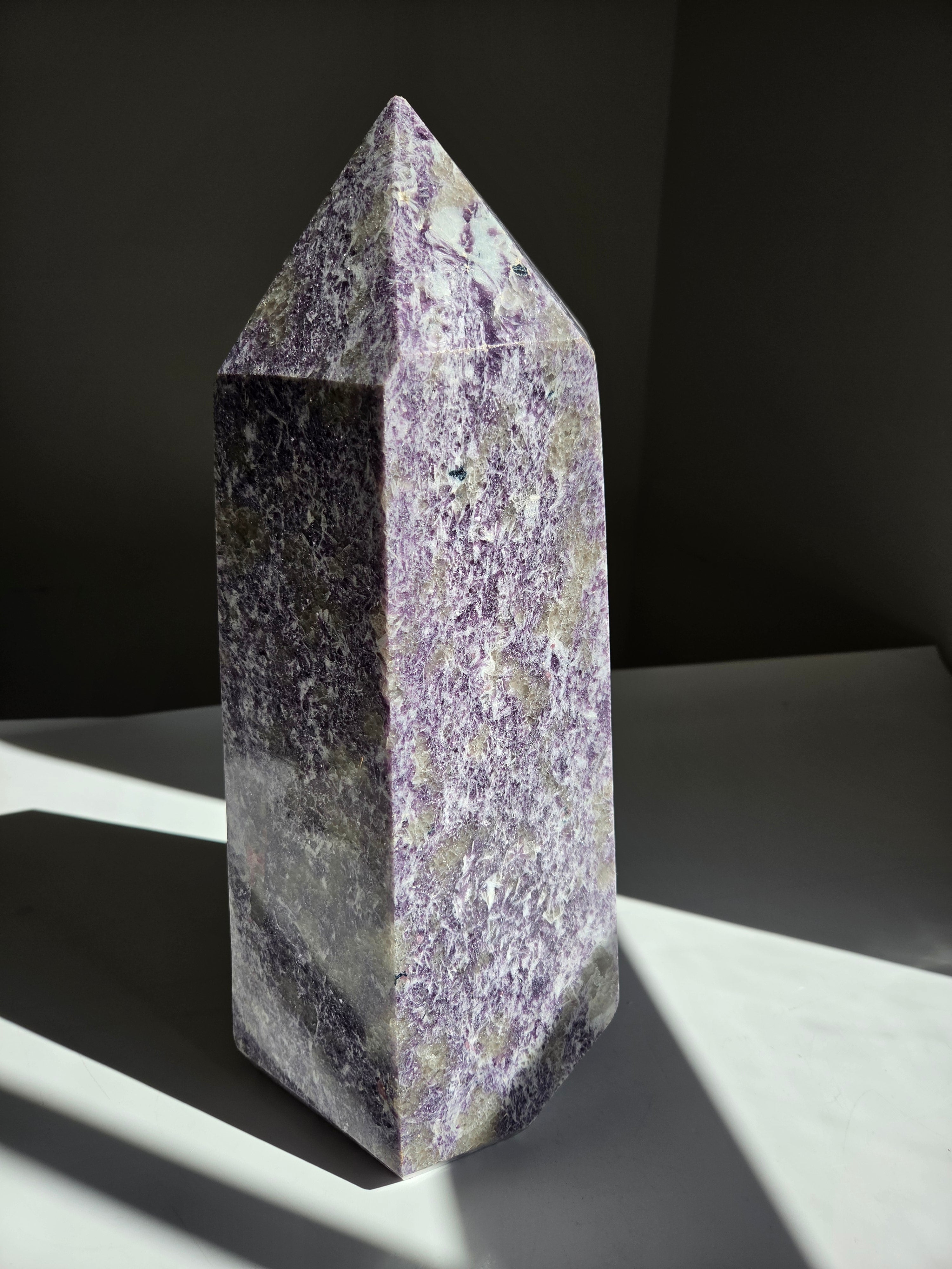 Lepidolite Statement Tower
