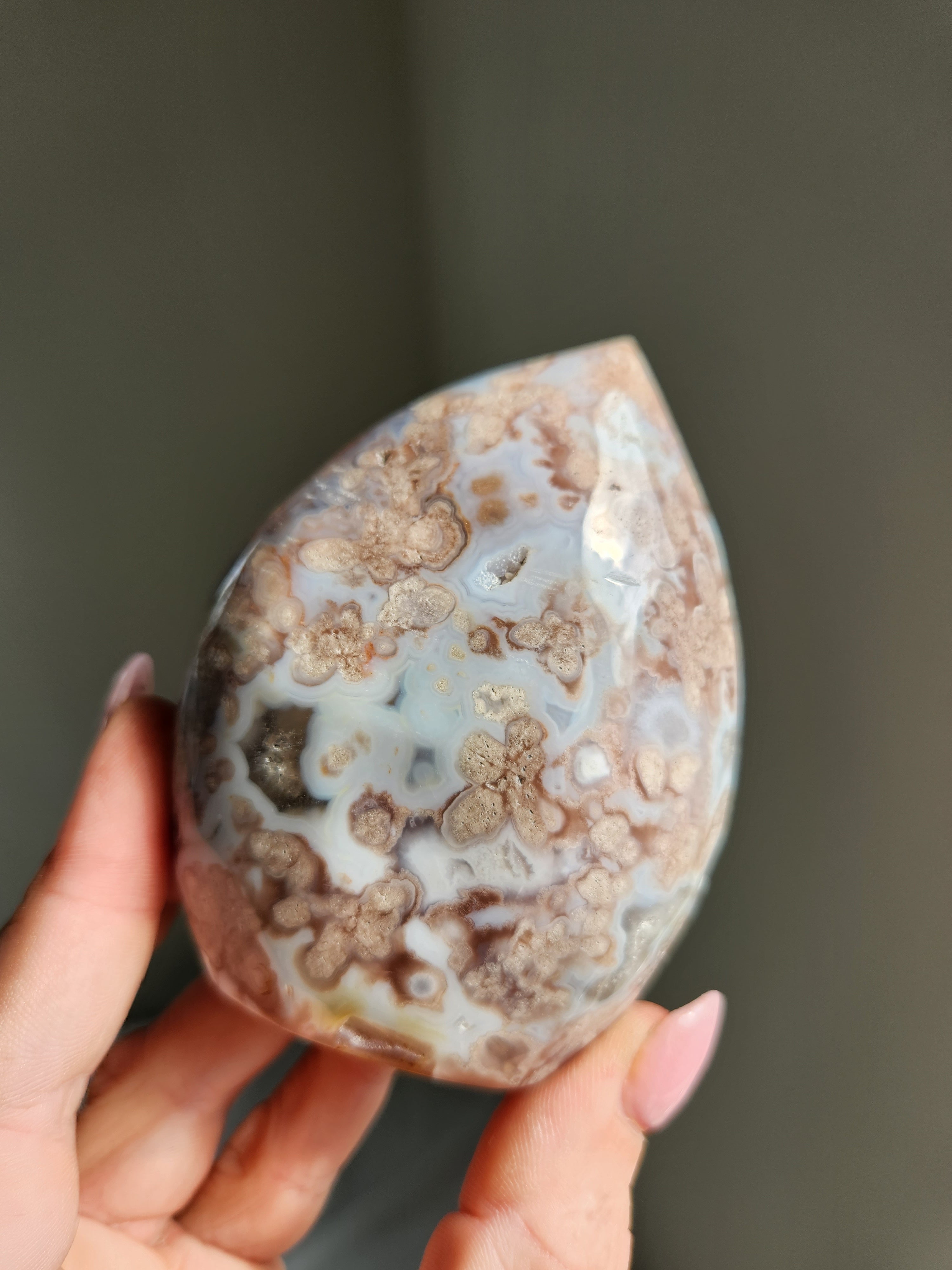 Flower Agate Freeform 002