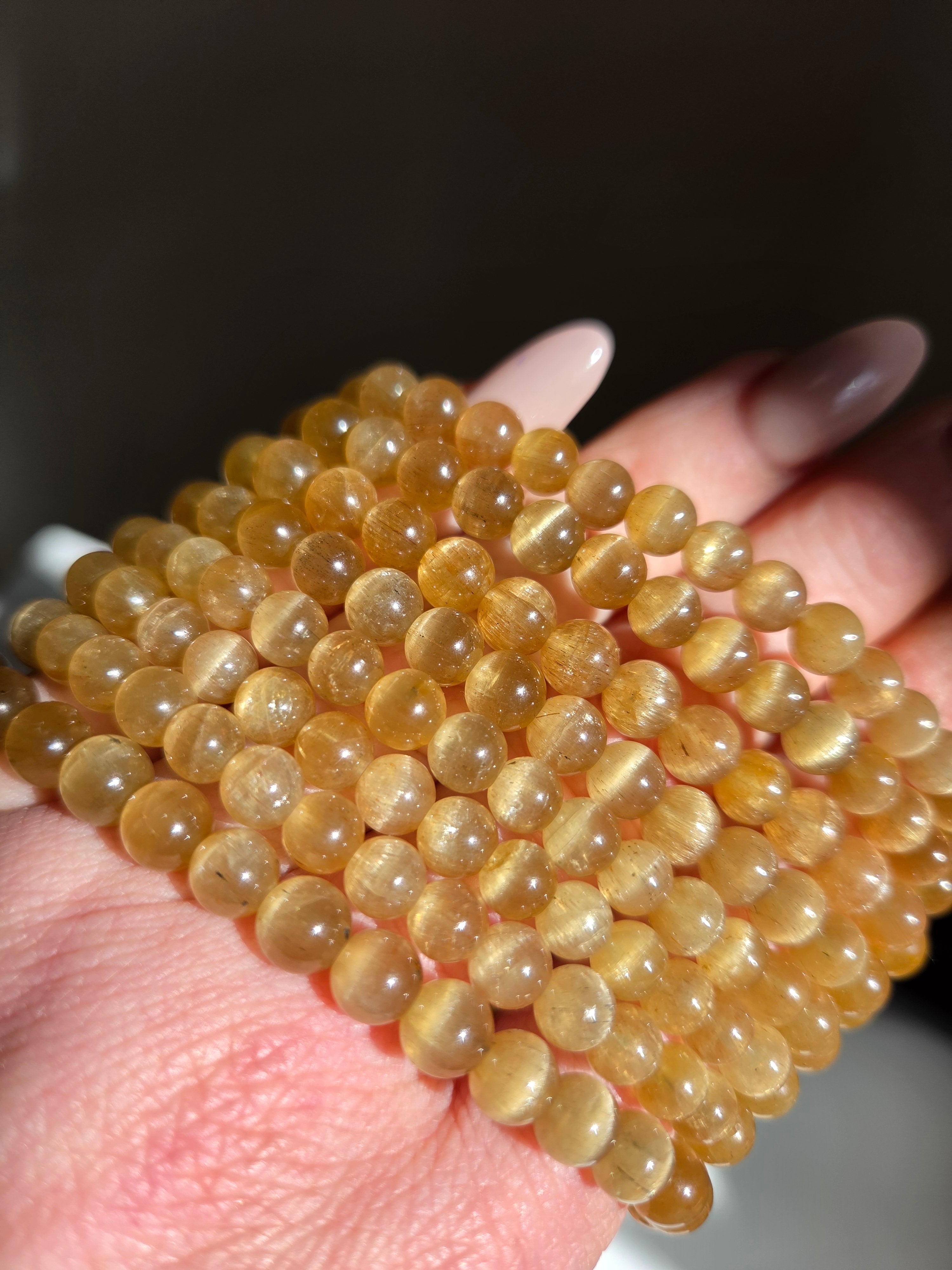 Golden Apatite Bracelet | 6mm