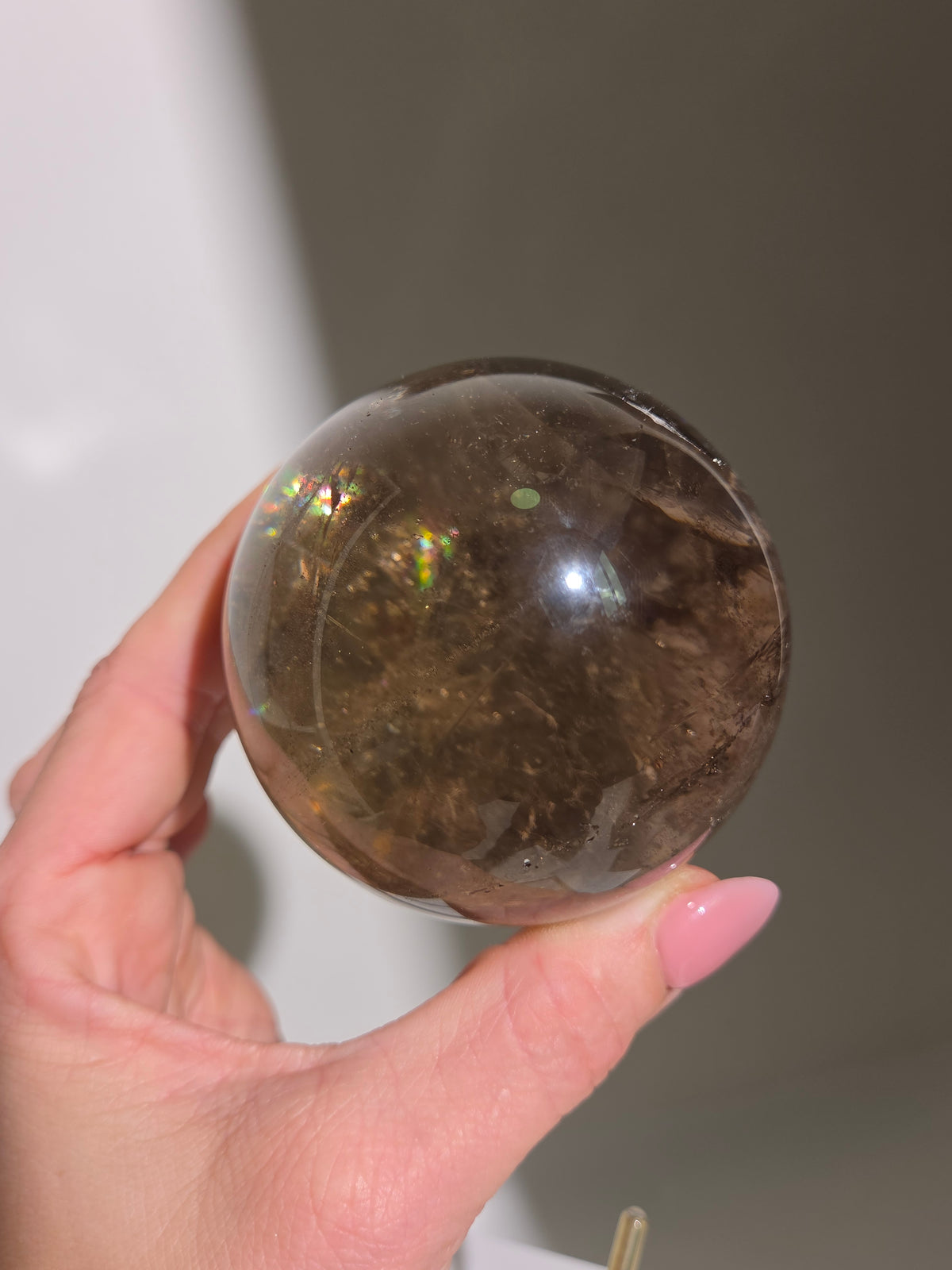 Smoky Quartz Sphere 008